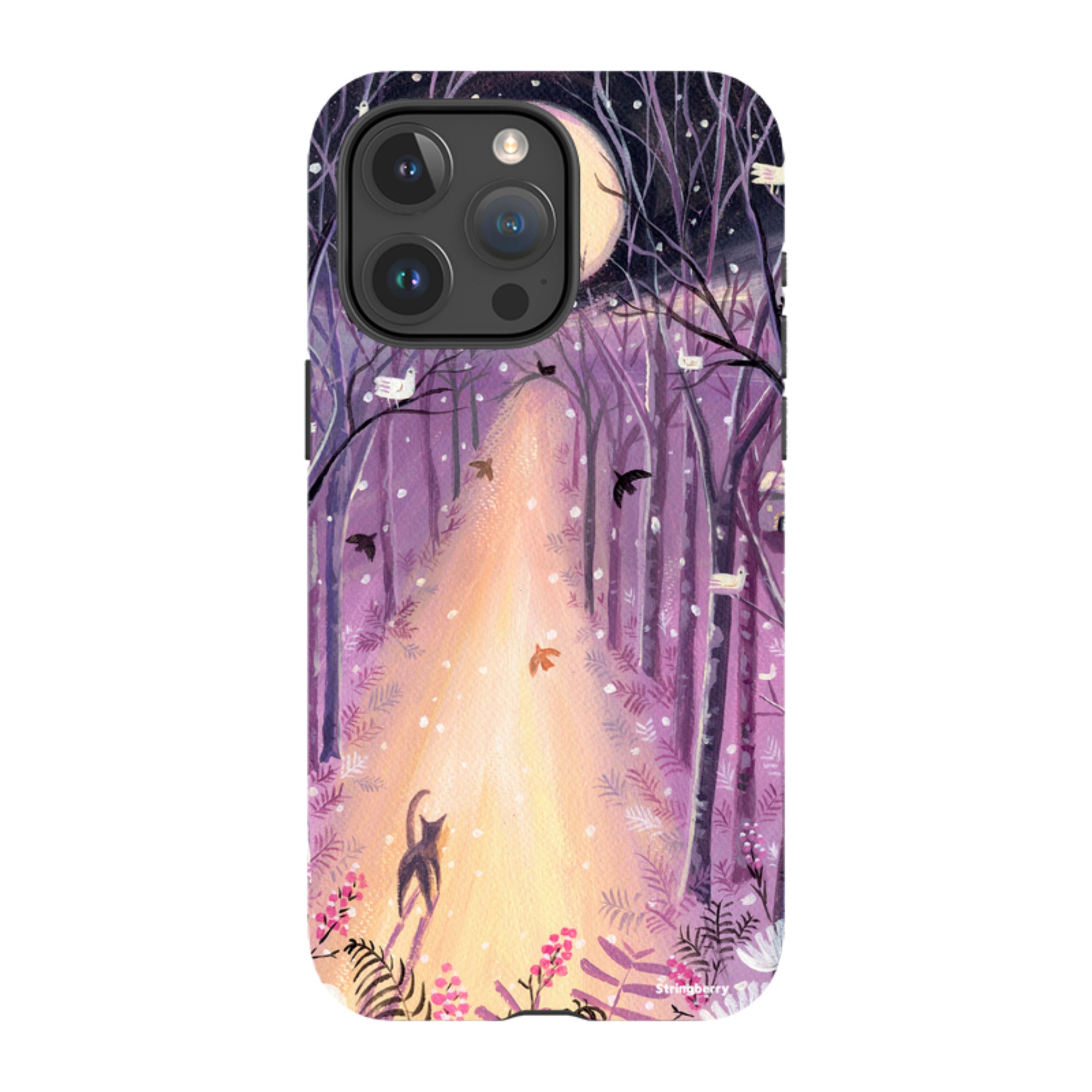 iPhone Tough Case - Forest Cat By Mary Stubberfield