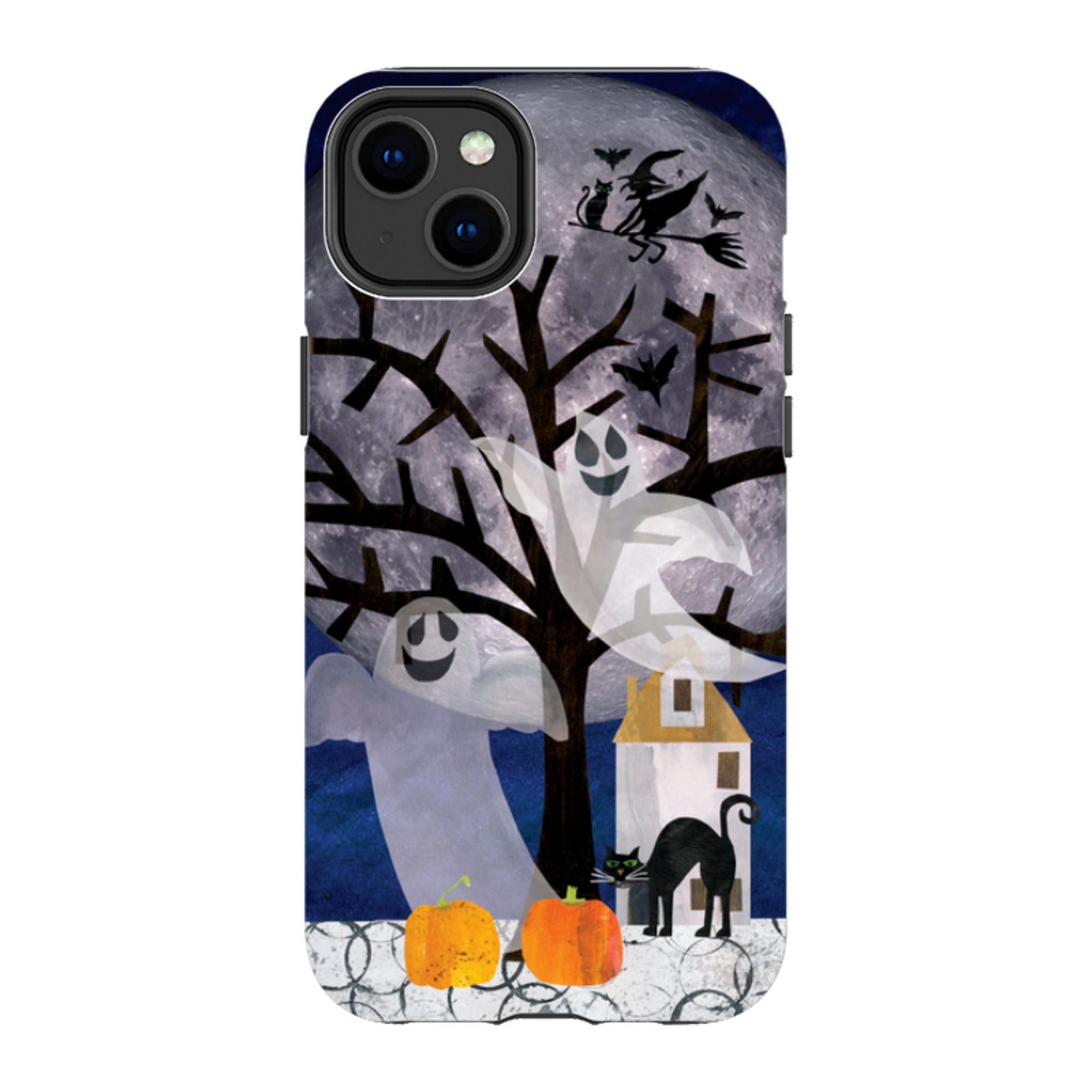 iPhone MagSafe Tough Case - Halloween Moon By Tracey English