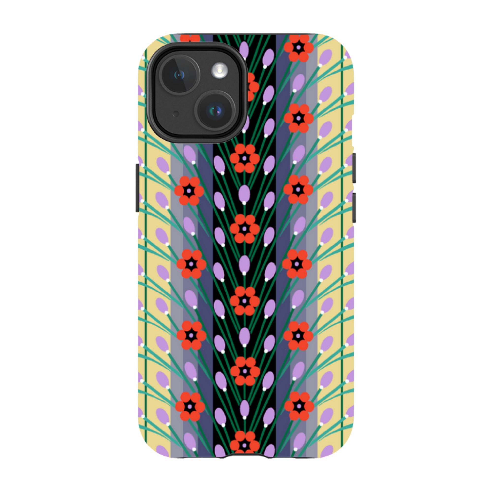 iPhone MagSafe Tough Case - Lavender Yellow By Cressida Bell