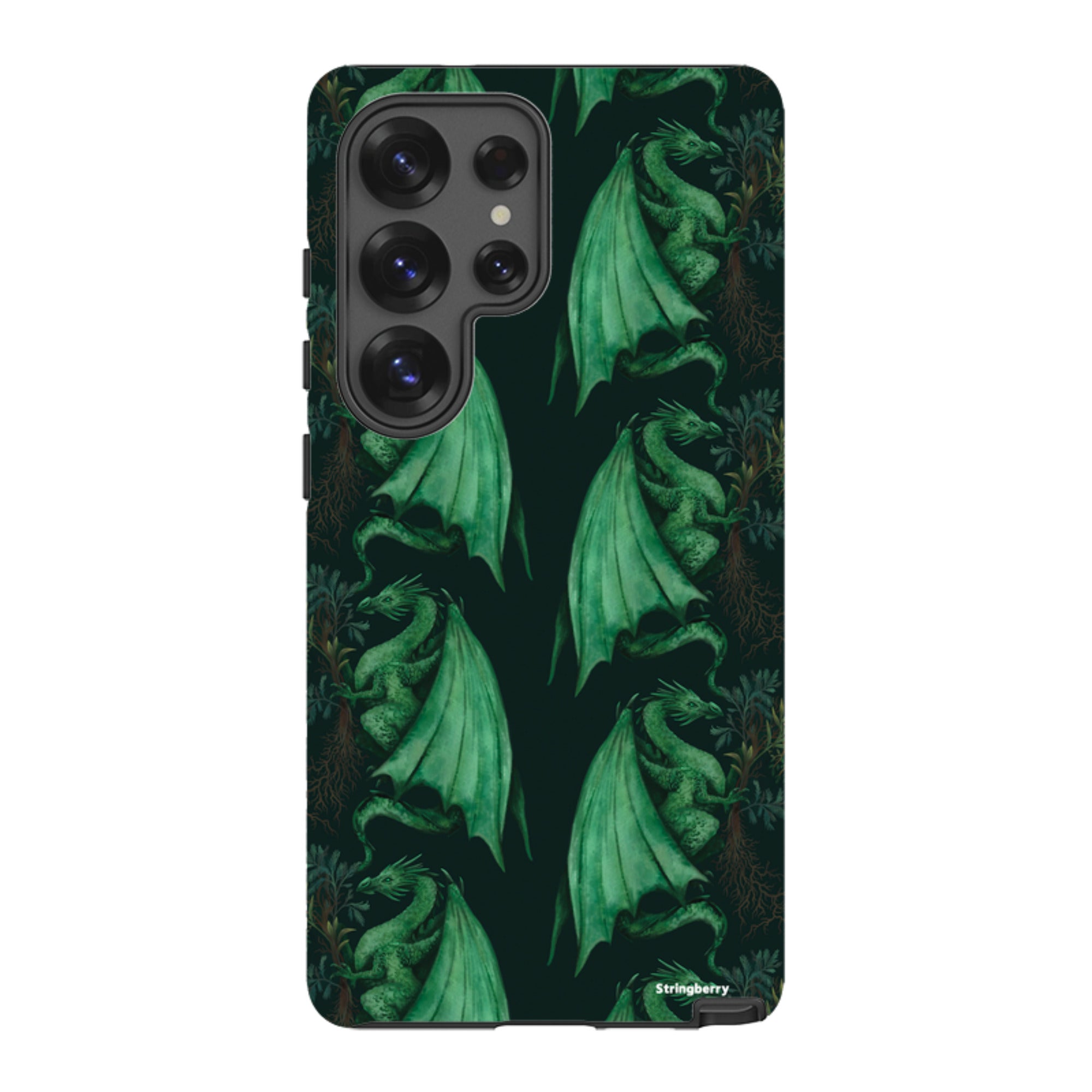 Samsung Tough Case - Arbor Dragon Pattern By Anna Stead
