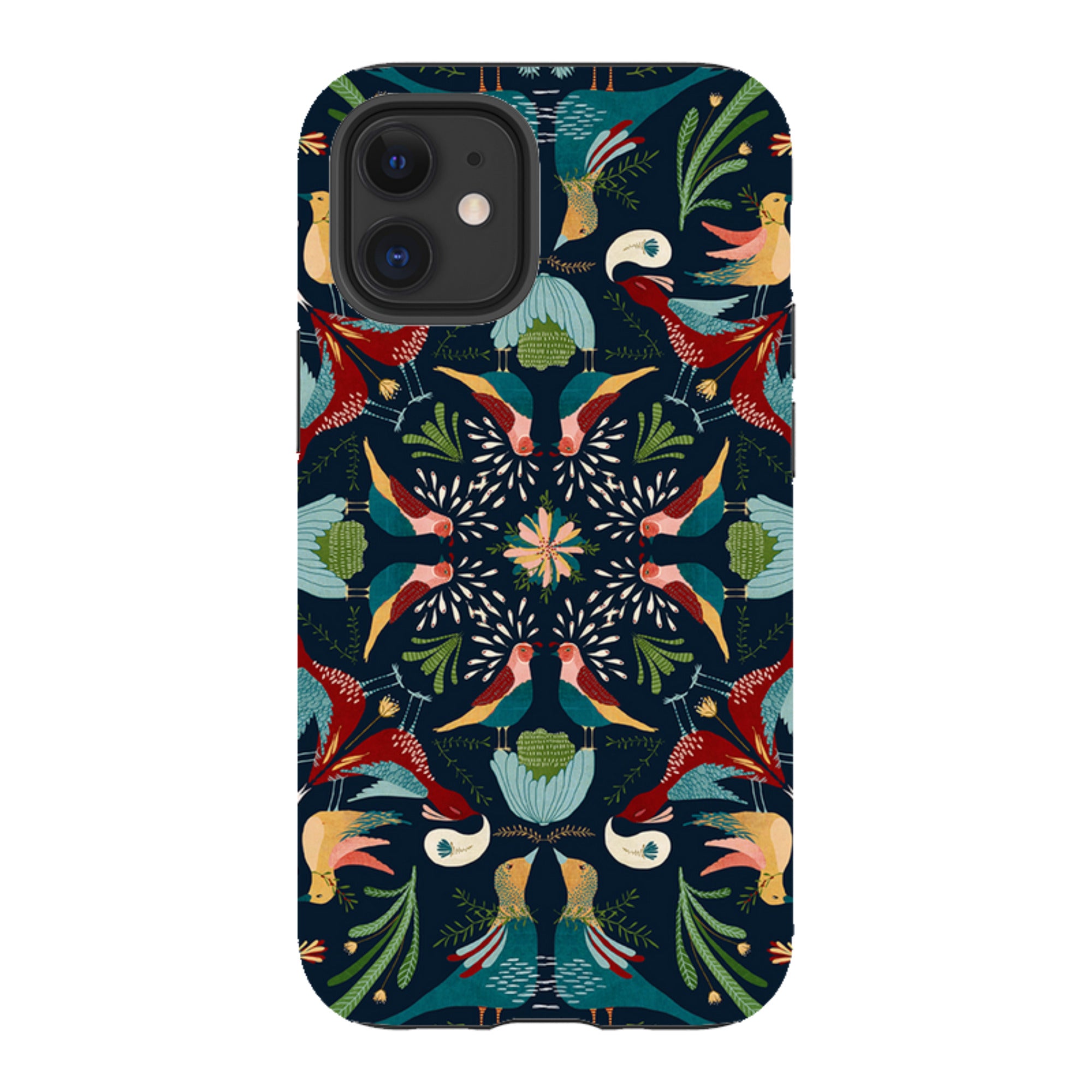 iPhone Tough Case - Navy Hanky By Katherine Quinn