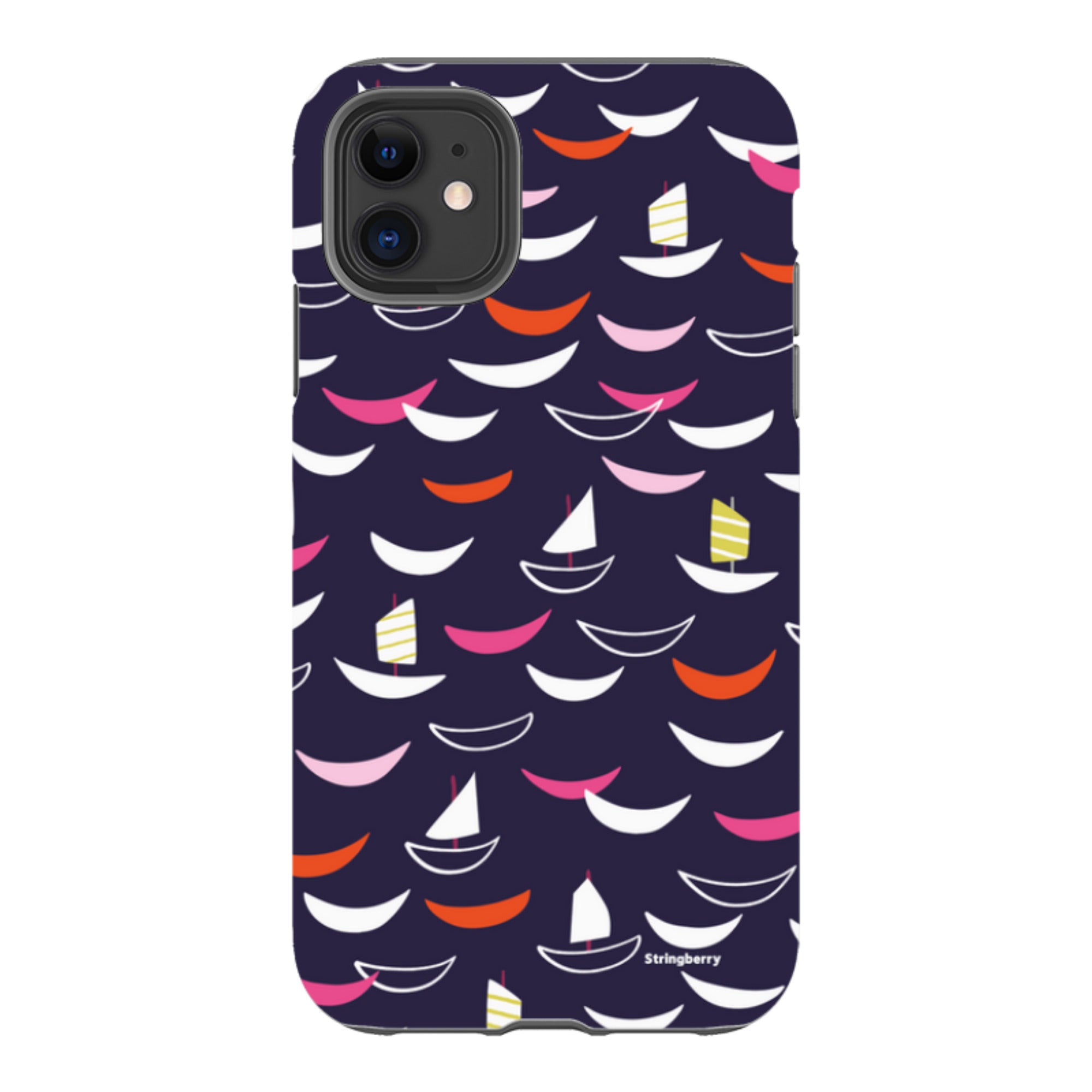 iPhone Tough Case - Little Boats By Ali Brookes