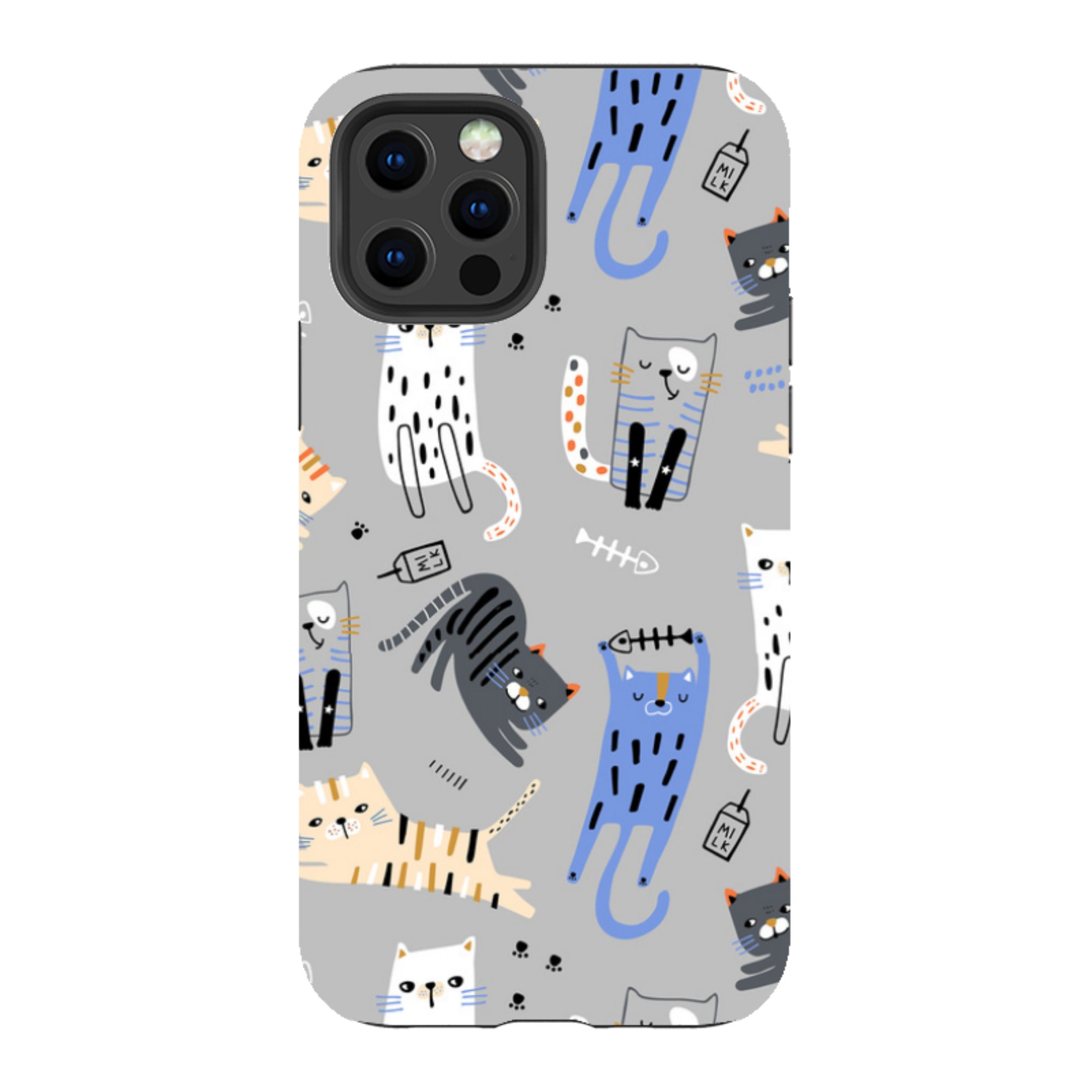 iPhone Tough Case - Cat And Bone