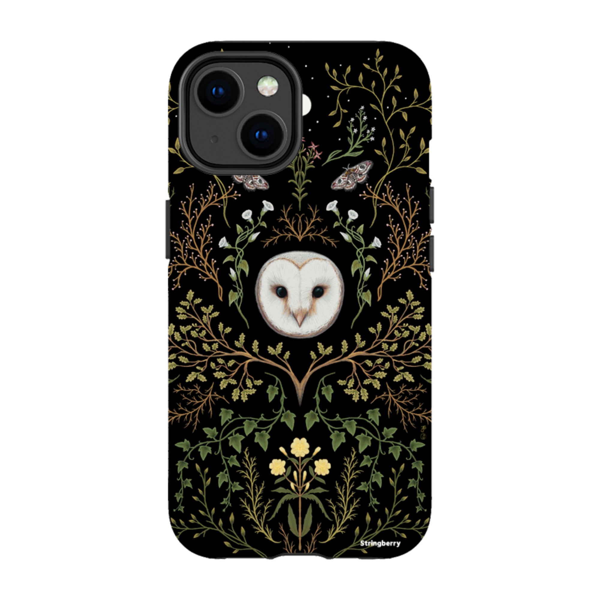 iPhone Tough Case - Owl Pattern By Anna Stead