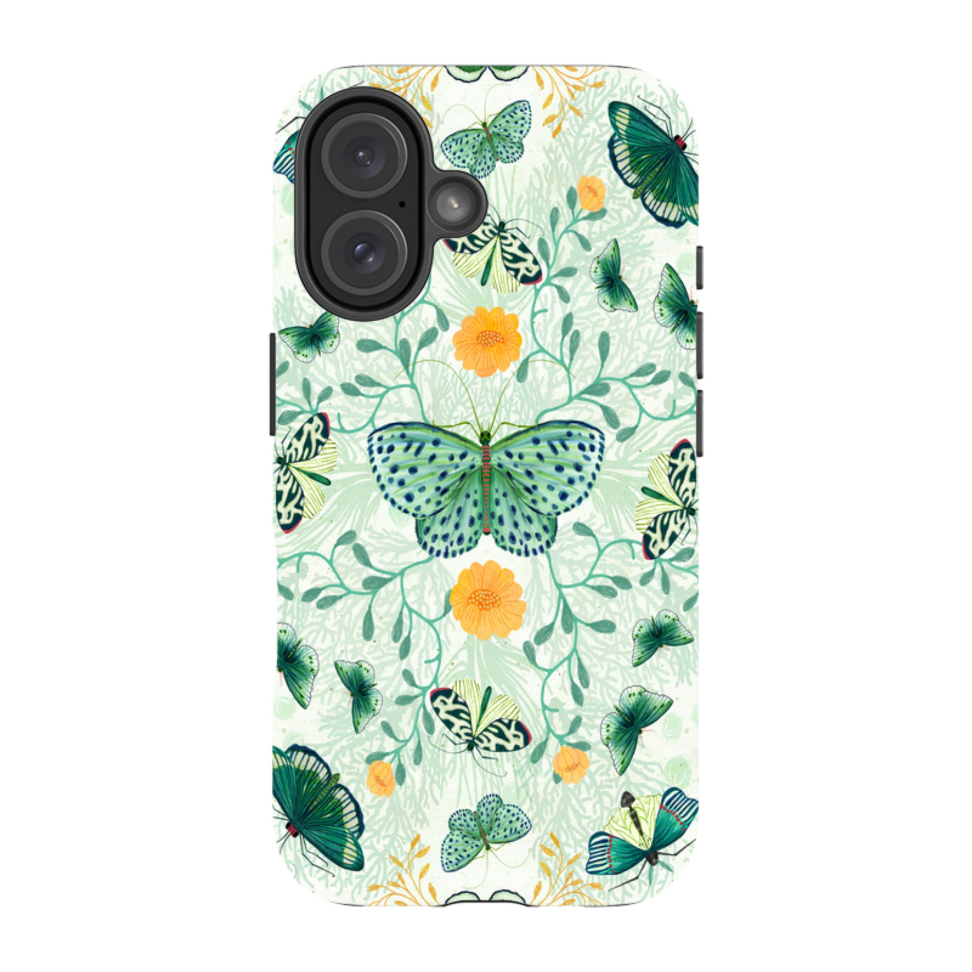 iPhone MagSafe Tough Case - Medium Moths 1 By Katherine Quinn
