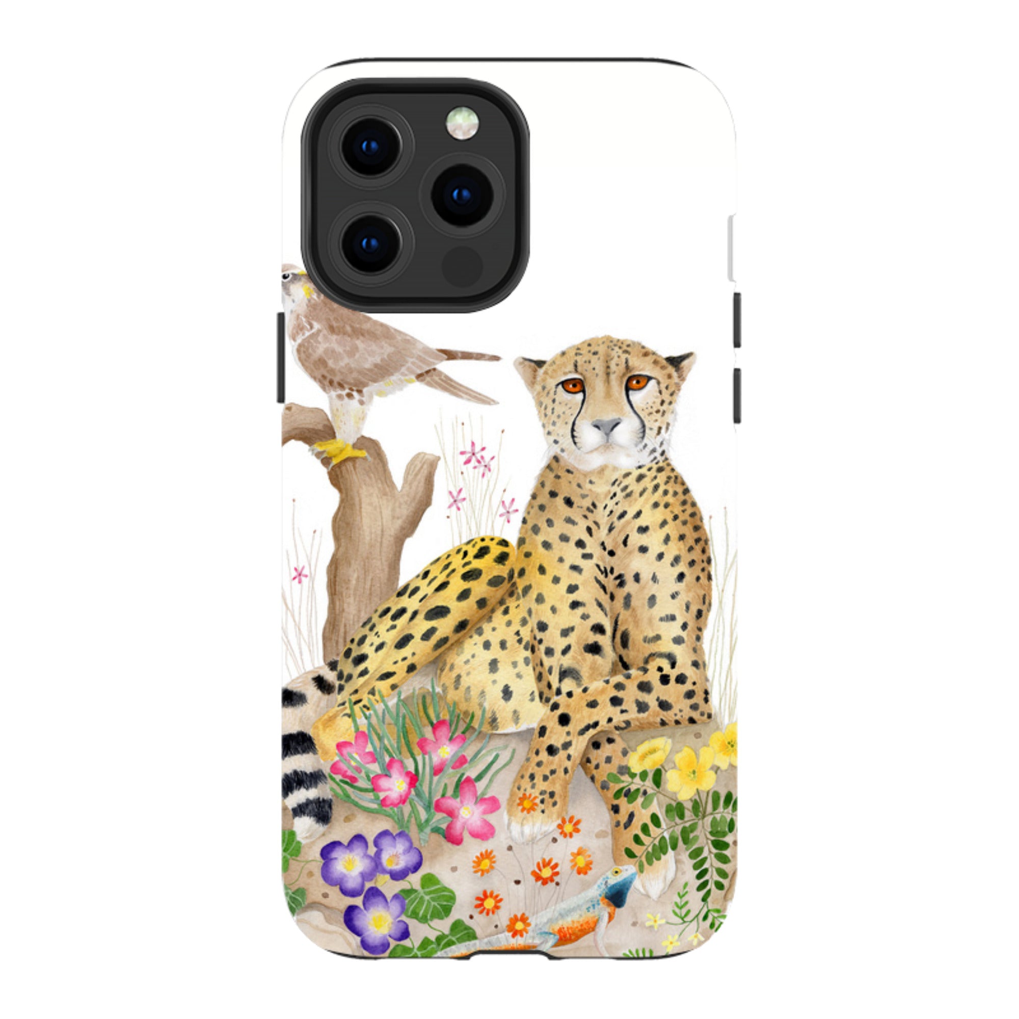 iPhone Tough Case - Botswana Cheetah By Bex Parkin