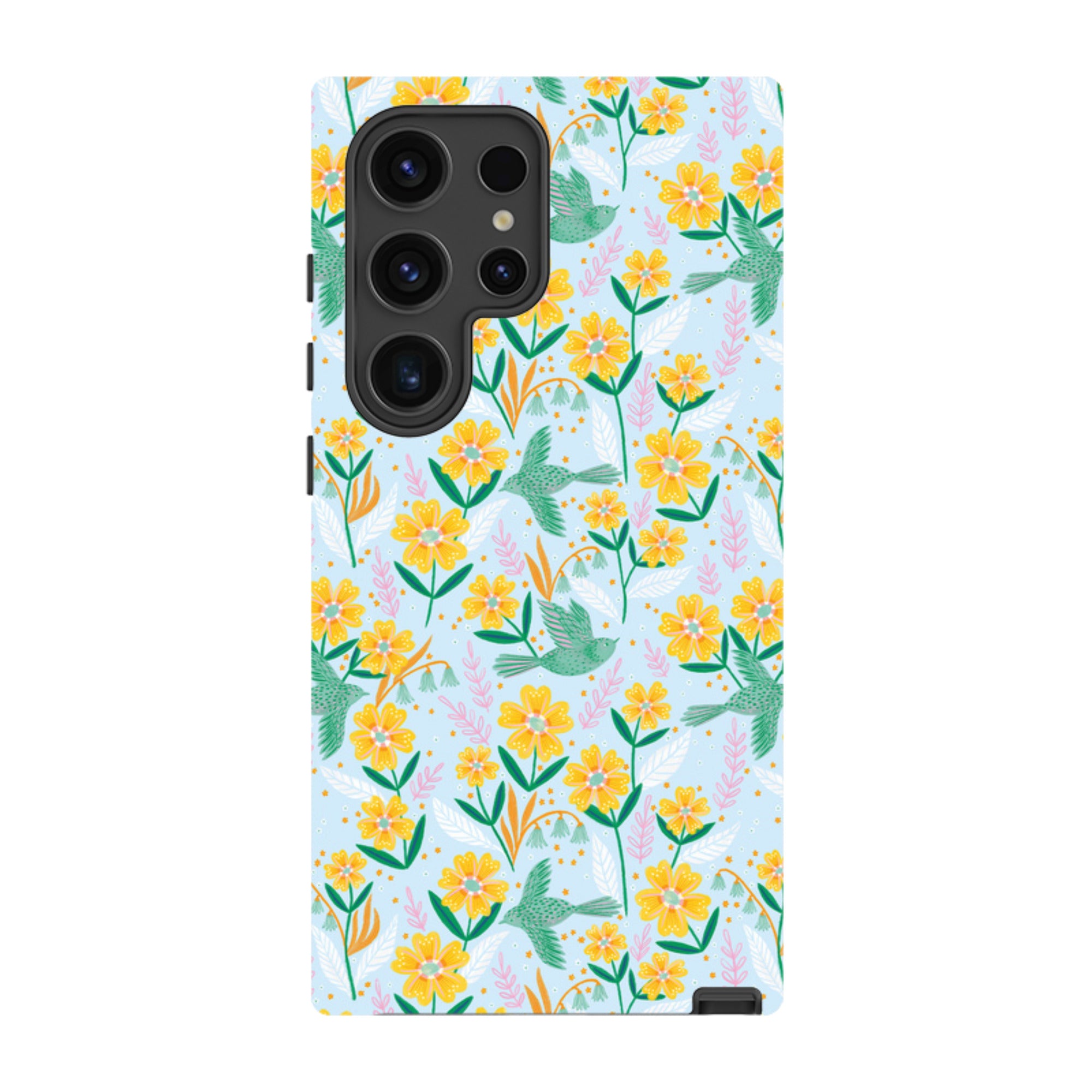 Samsung Tough Case - Sweet Birds Blue By Lee Foster Wilson