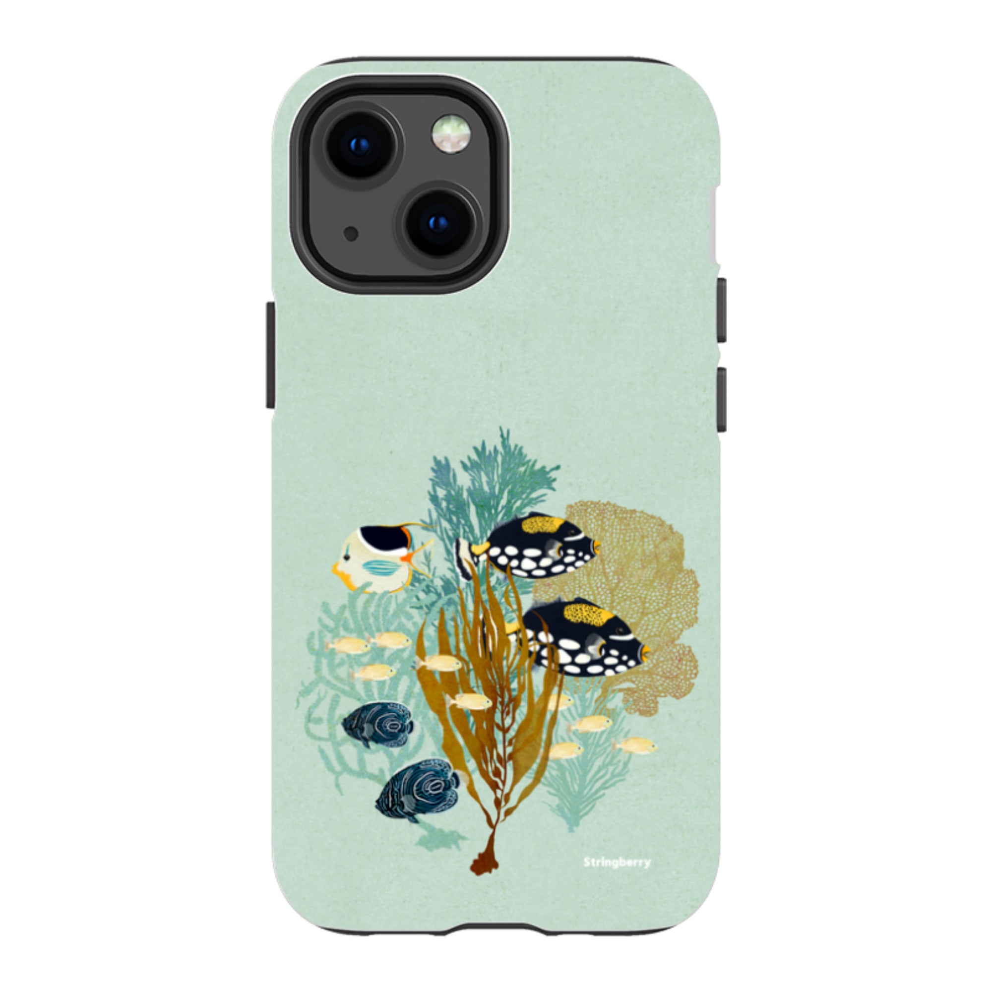 iPhone Tough Case - Fish Town By Katherine Quinn