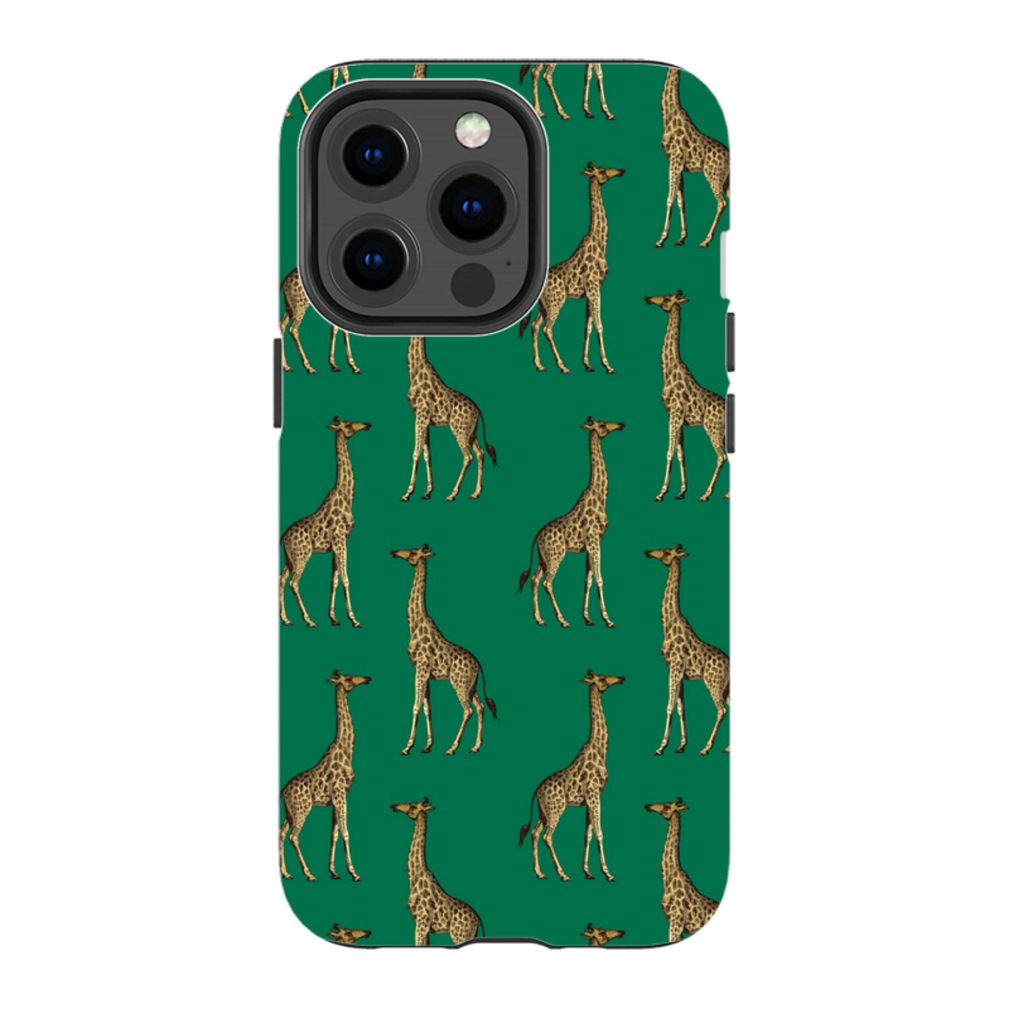 iPhone Tough Case - Green Giraffe