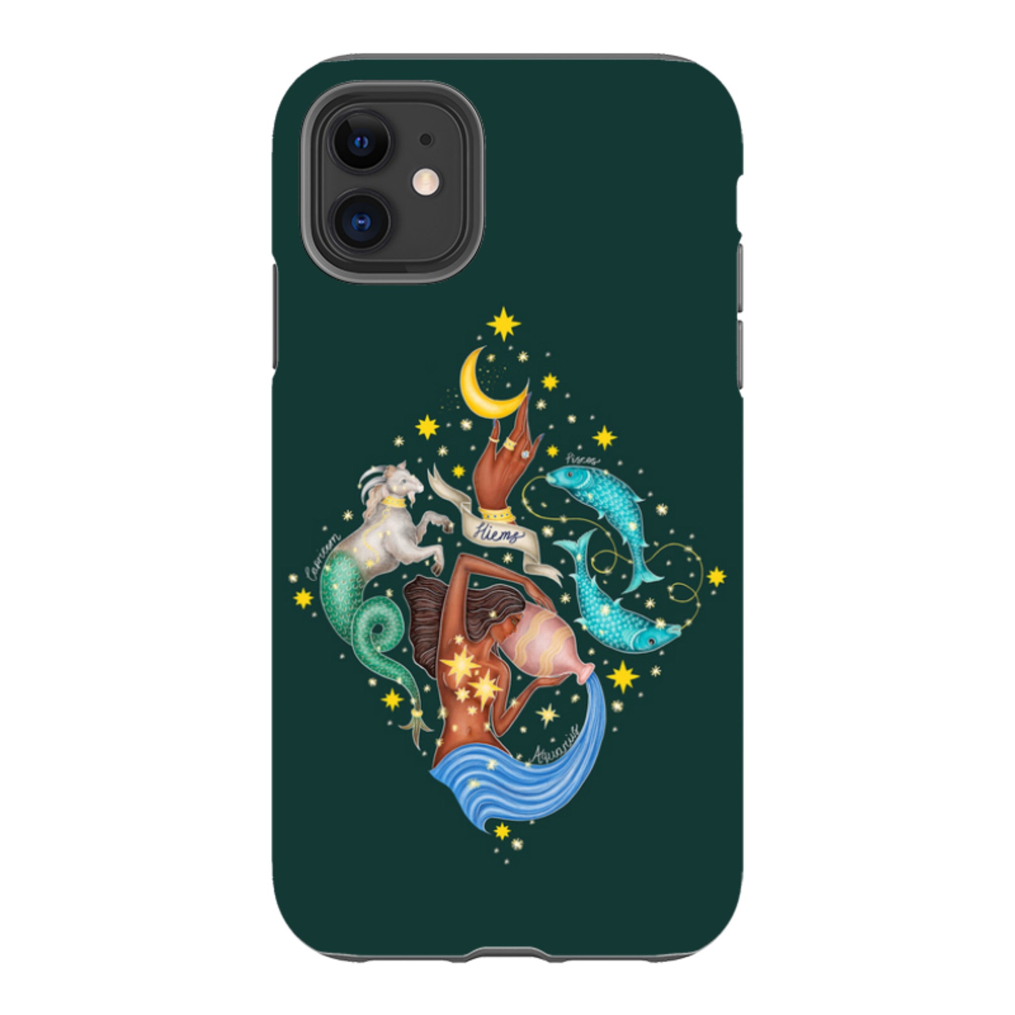 iPhone Tough Case - Winter Zodiac By Catherine Rowe