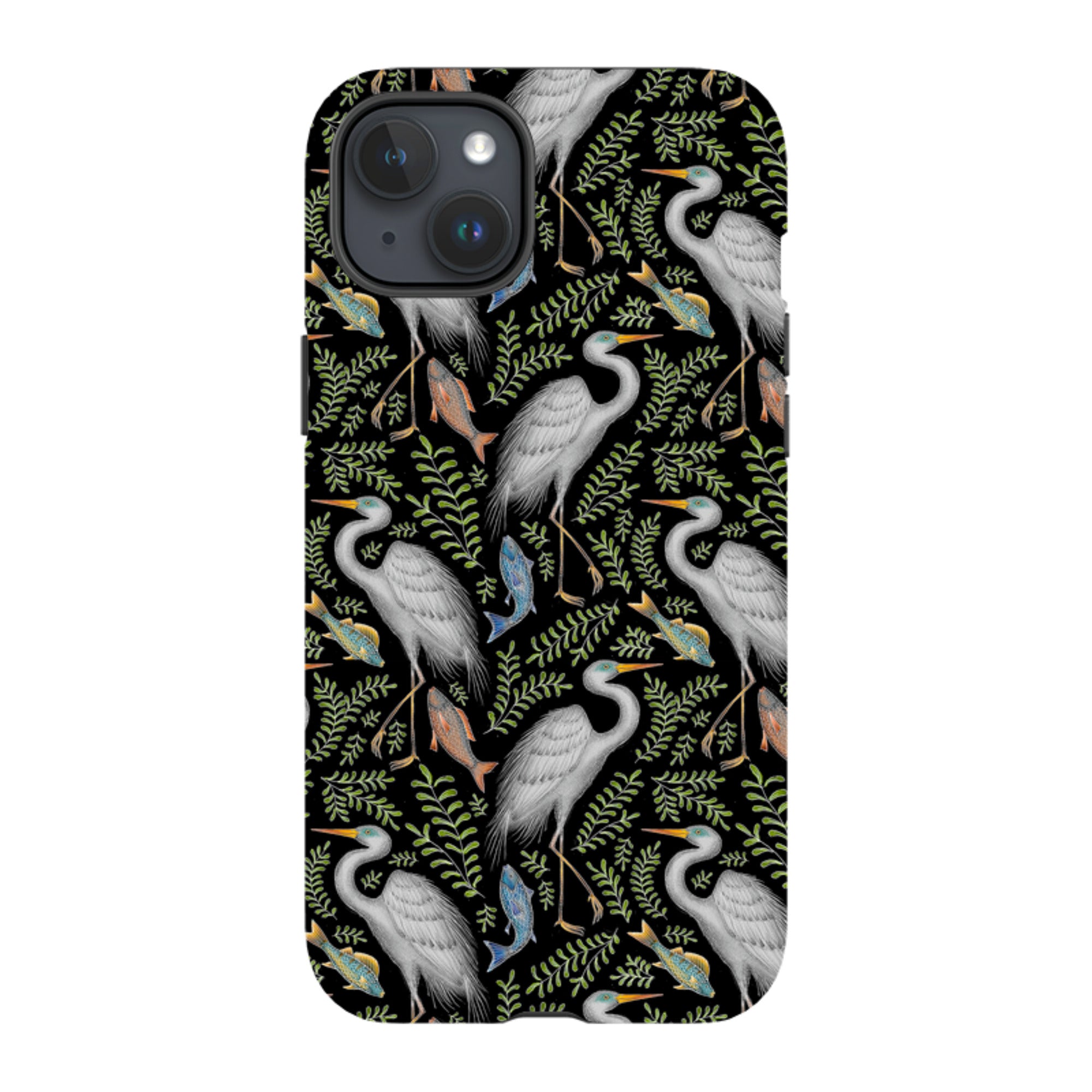 iPhone MagSafe Tough Case -  Egret Pattern By Catherine Rowe