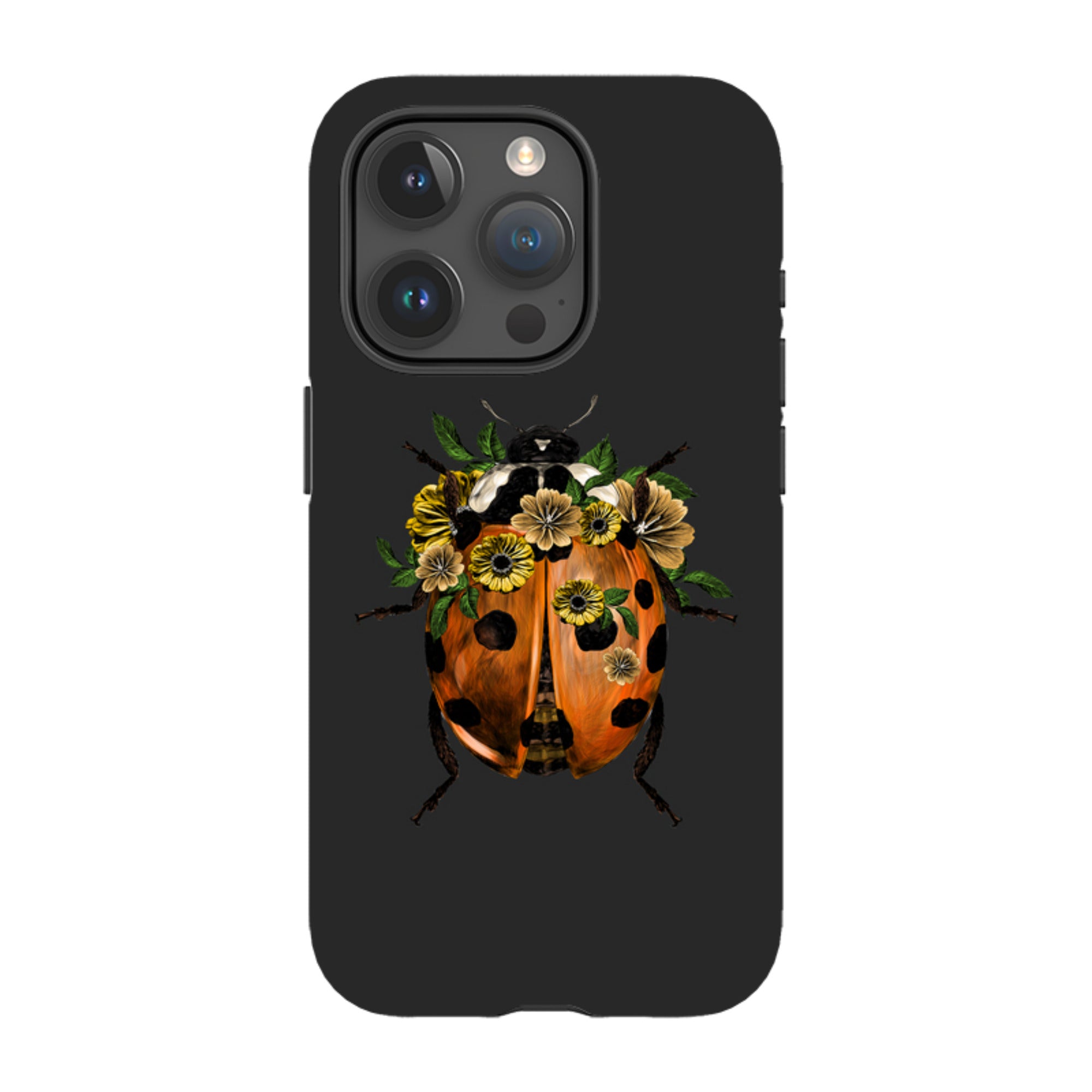iPhone Tough Case - Ladybug Dark