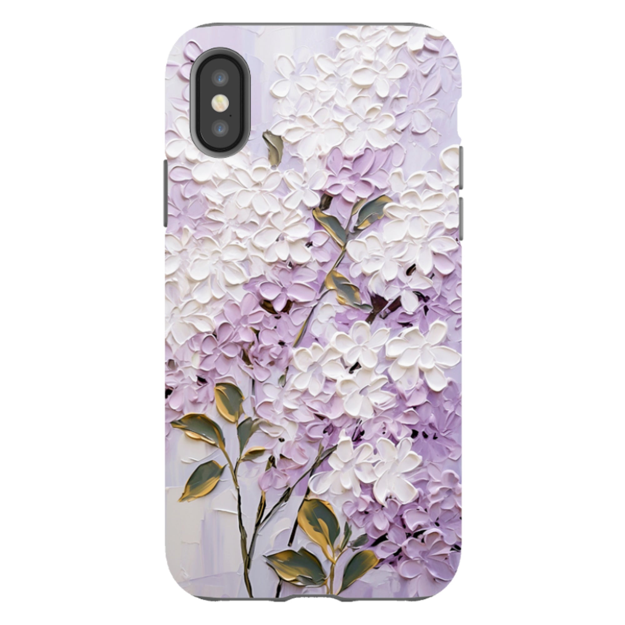 iPhone Tough Case - Purple Floral II