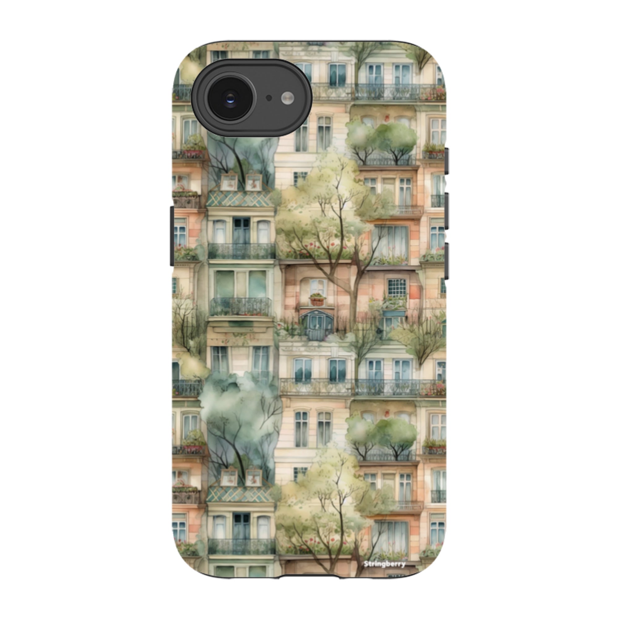 iPhone Tough Case - Montmartre Houses