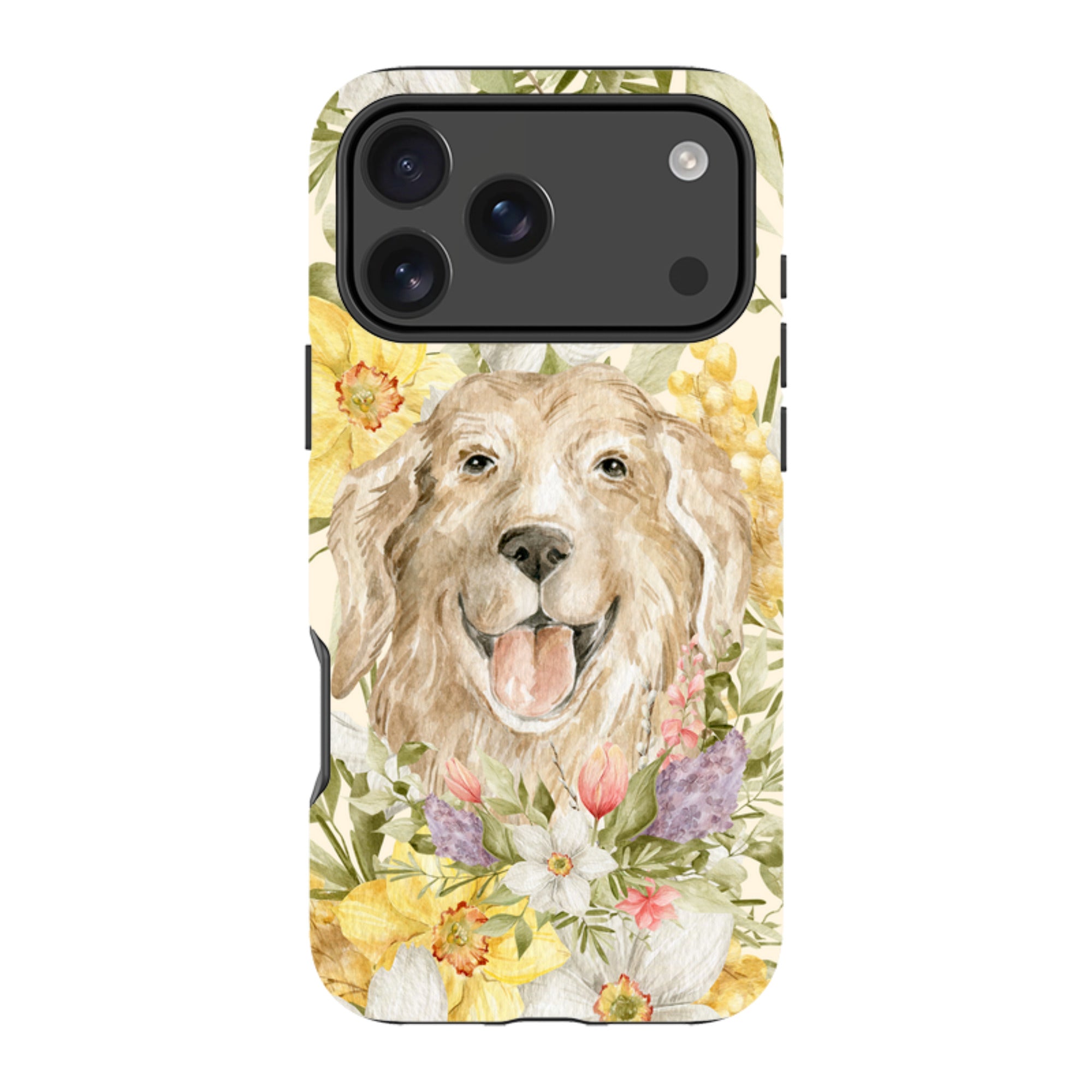 iPhone MagSafe Tough Case -  Floral Dog