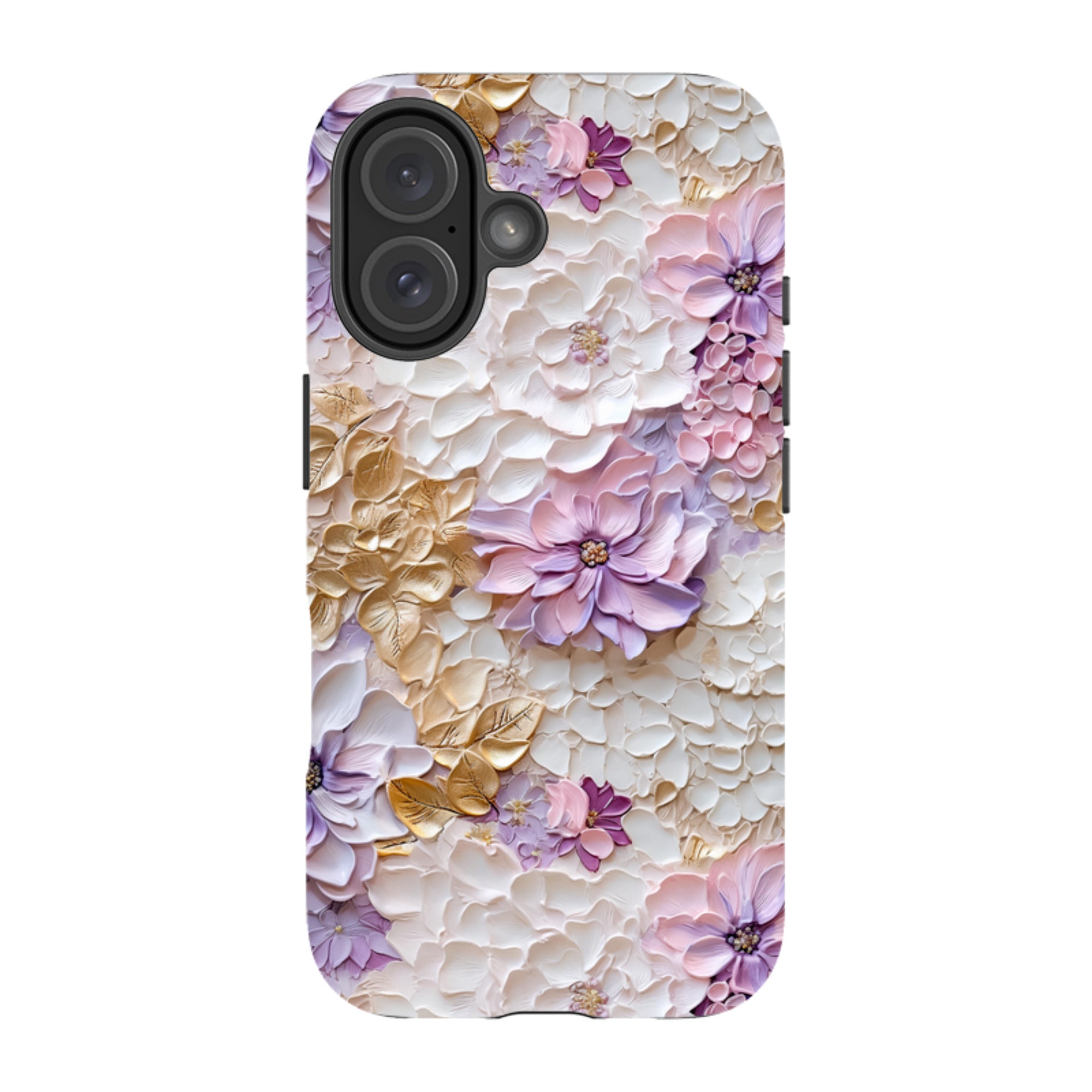 iPhone Tough Case -Gold & Mauve