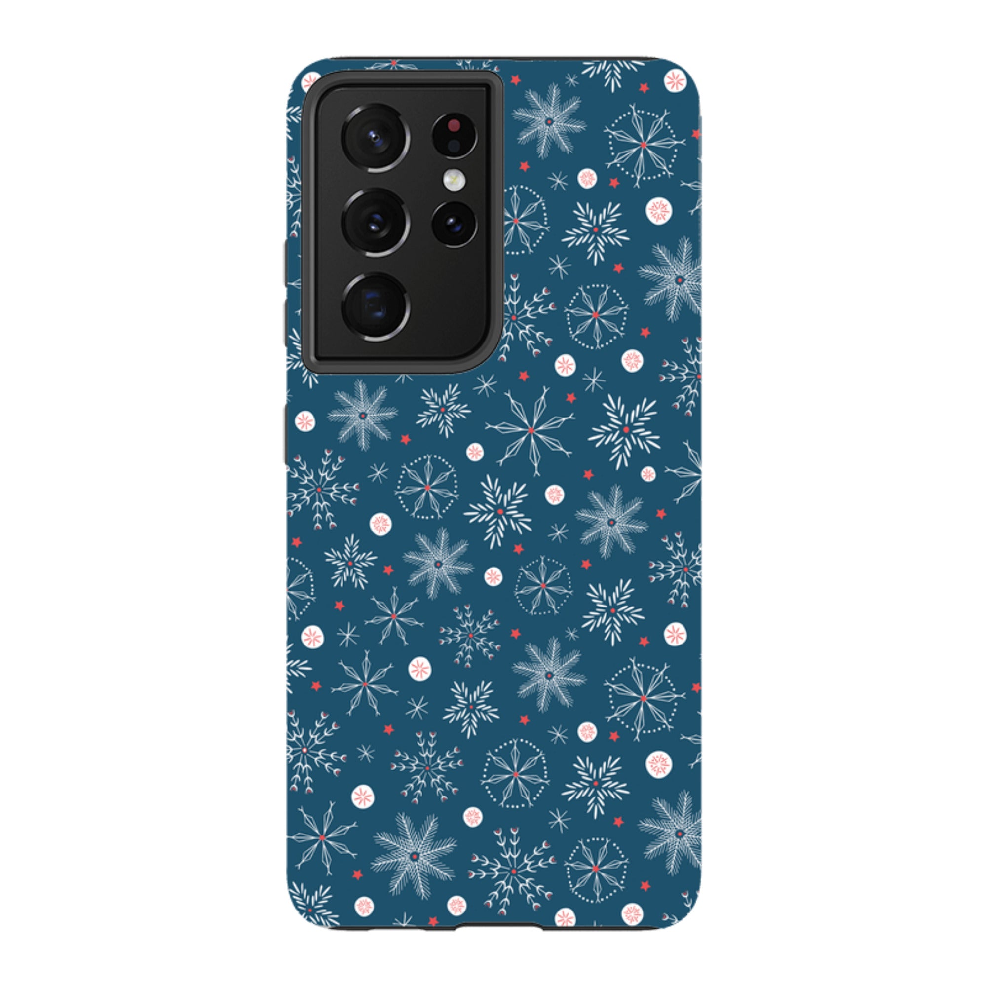 Samsung Tough Case - Christmas Snowflakes By Ali Brookes
