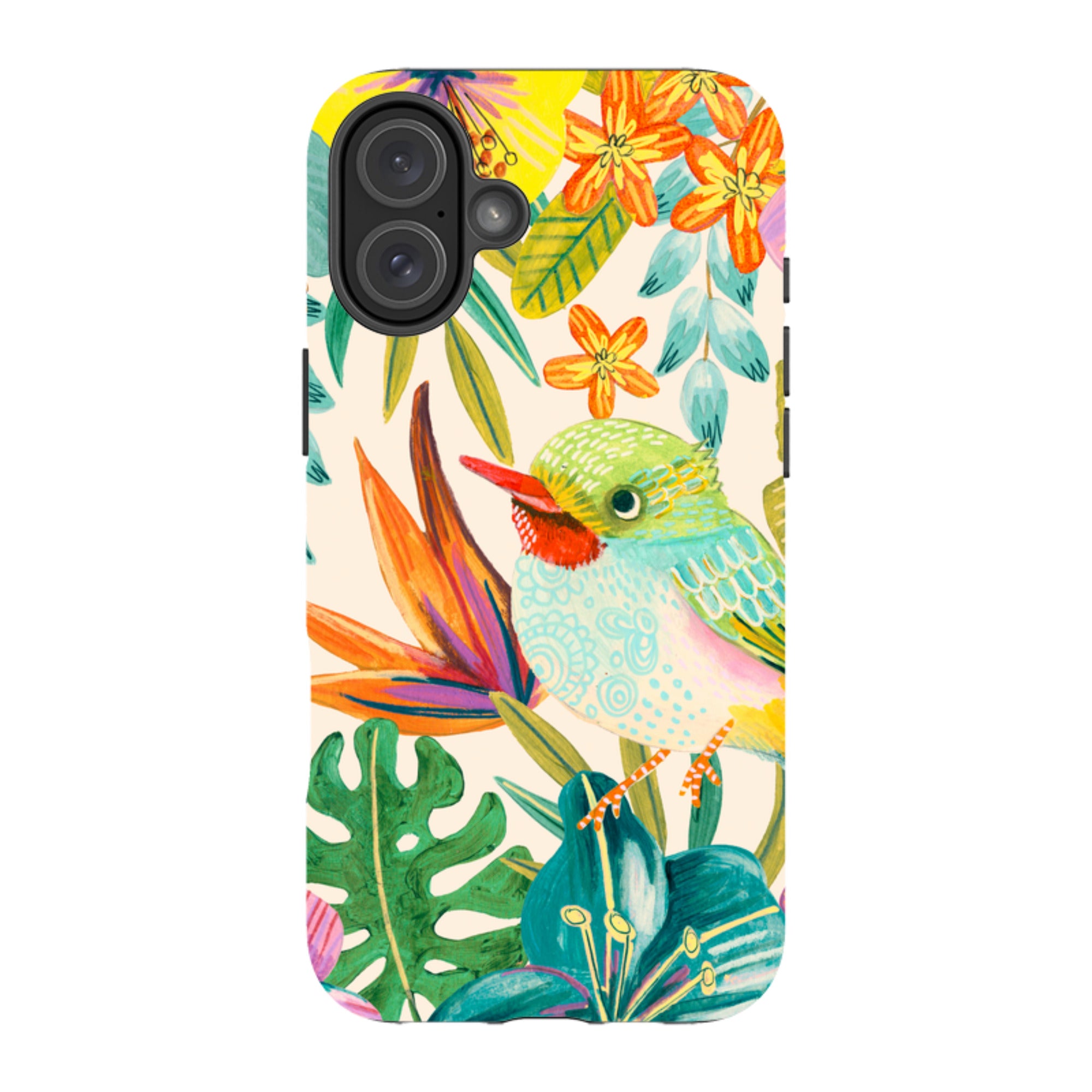 iPhone MagSafe Tough Case -  Tropical Bird II By Caroline Bonne Muller
