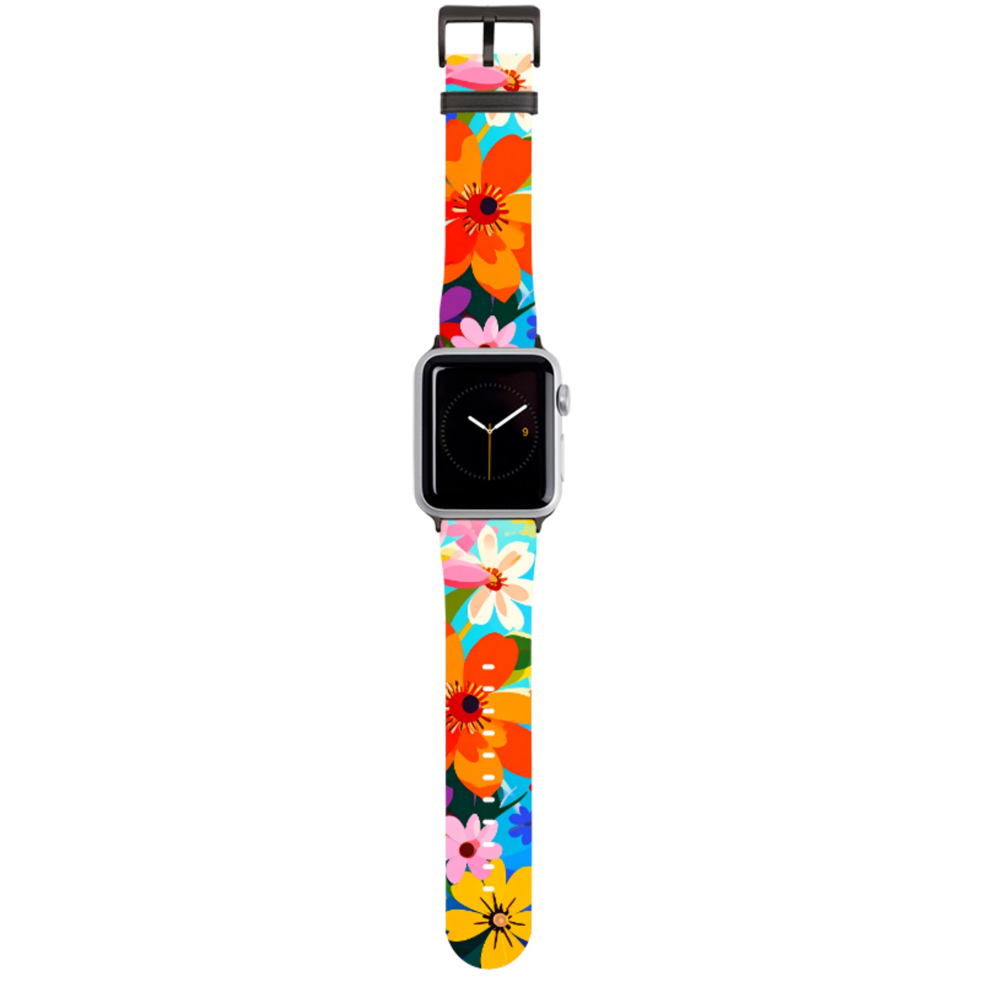 Rainbow Floral Apple Watch Strap