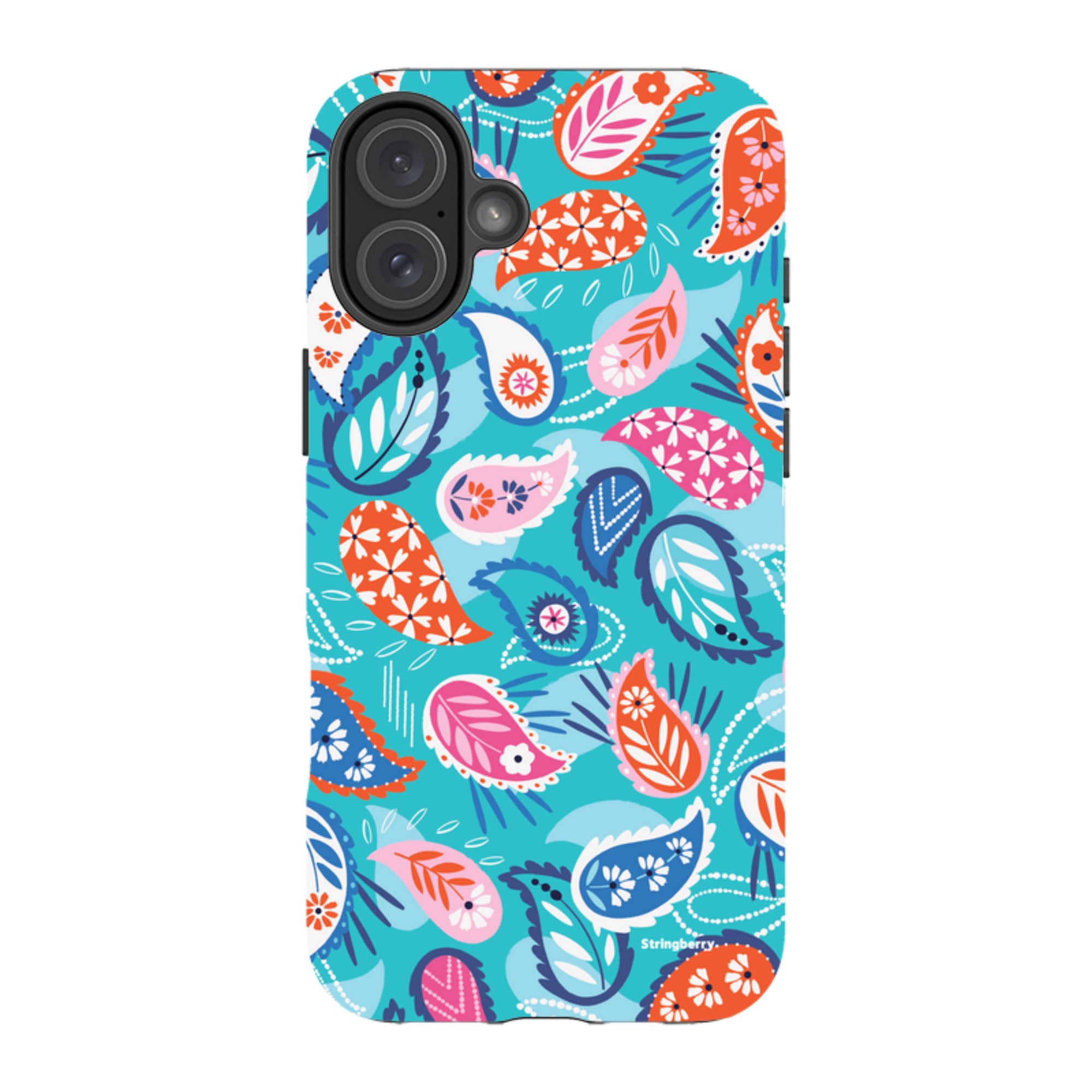 iPhone MagSafe Tough Case -  Paisley Blue By Ali Brookes