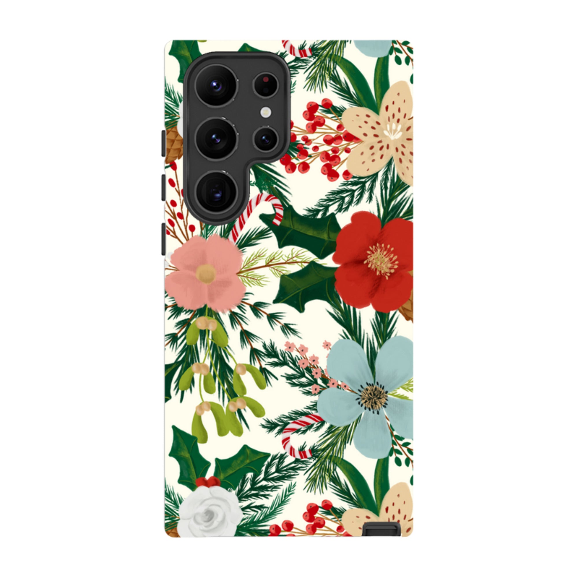 Samsung Tough Case - Christmas Florals By Abby Jacobs