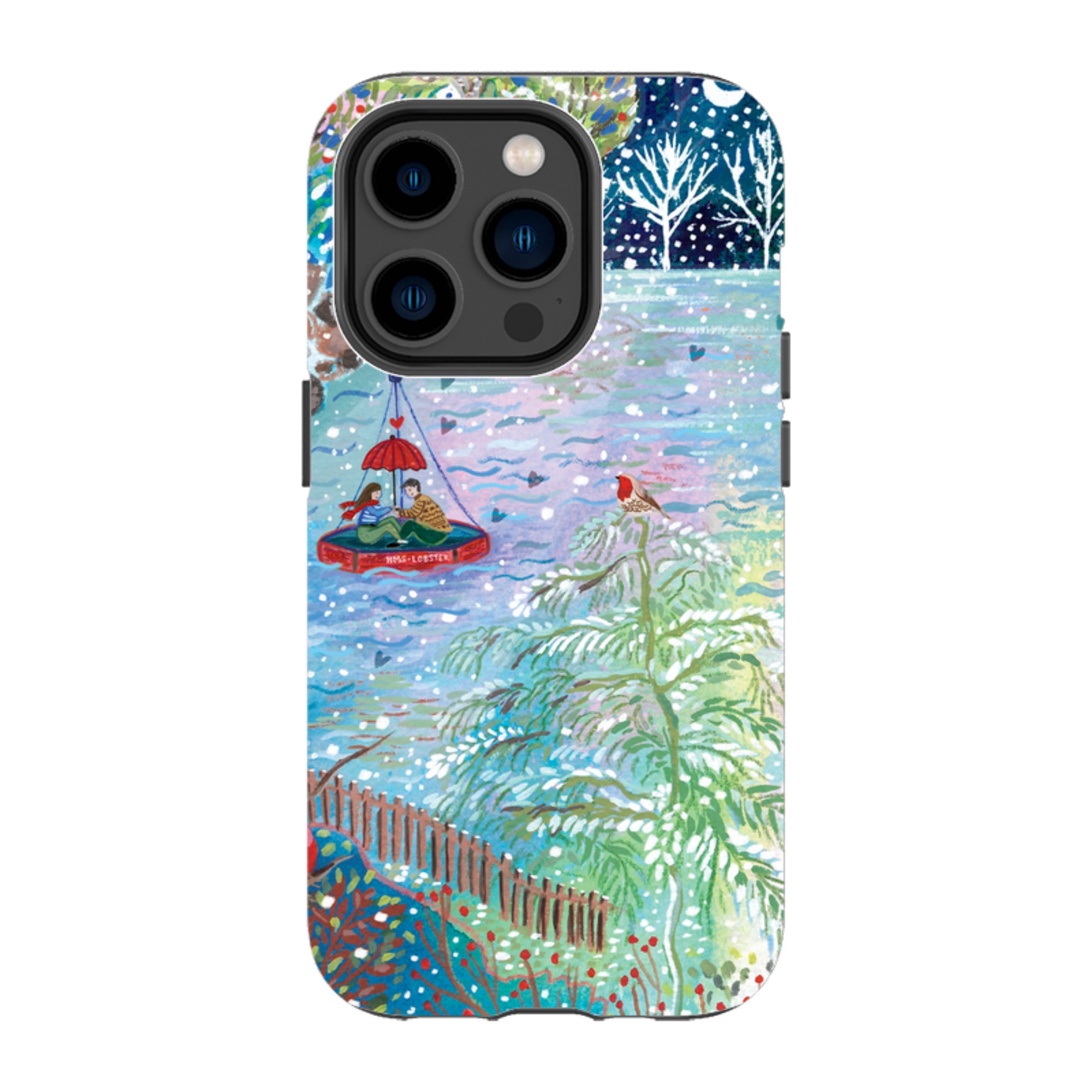 iPhone MagSafe Tough Case - A Wee Winter Harbour By Emma Frances Grant