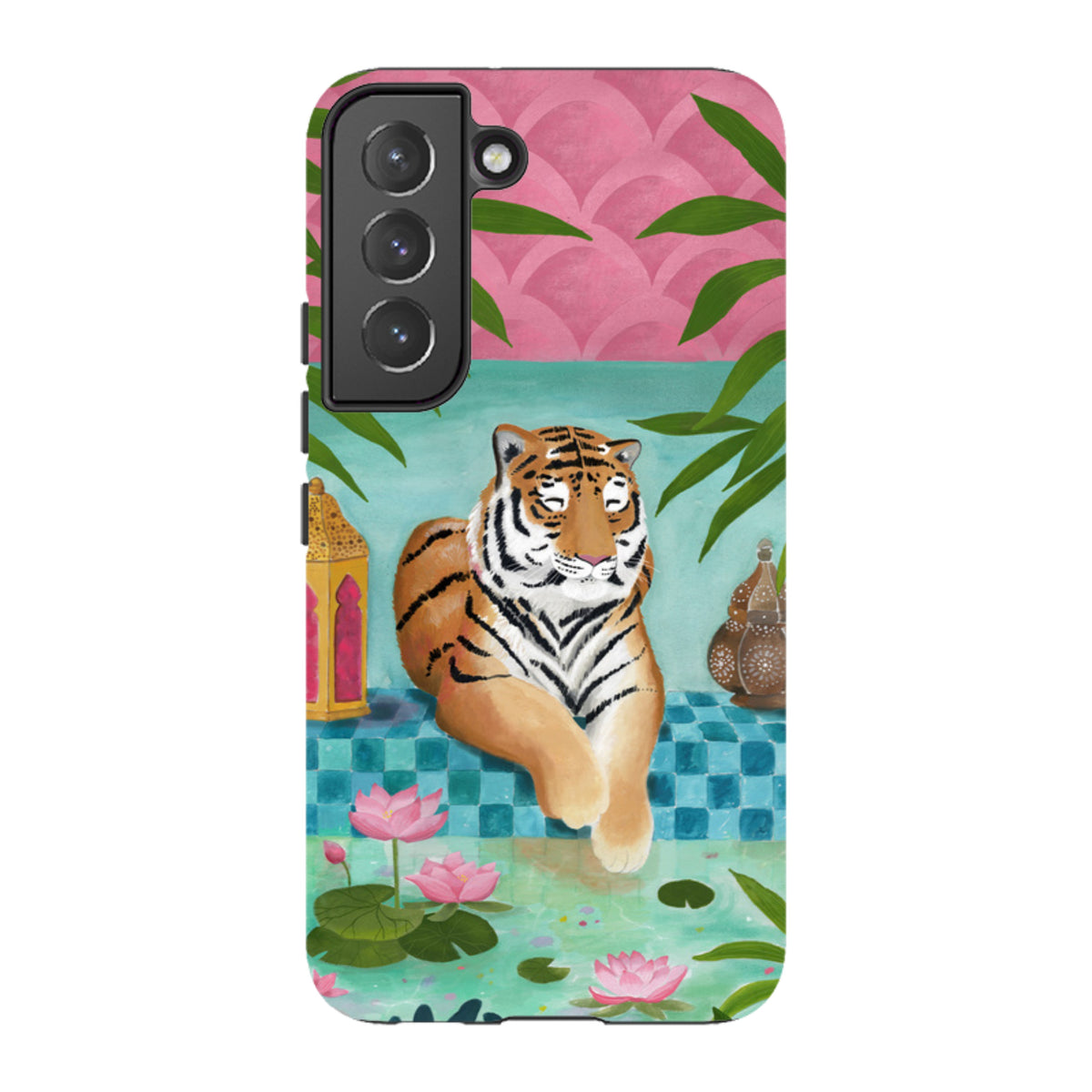 Samsung Tough Case - Lotus Tiger By Bex Parkin
