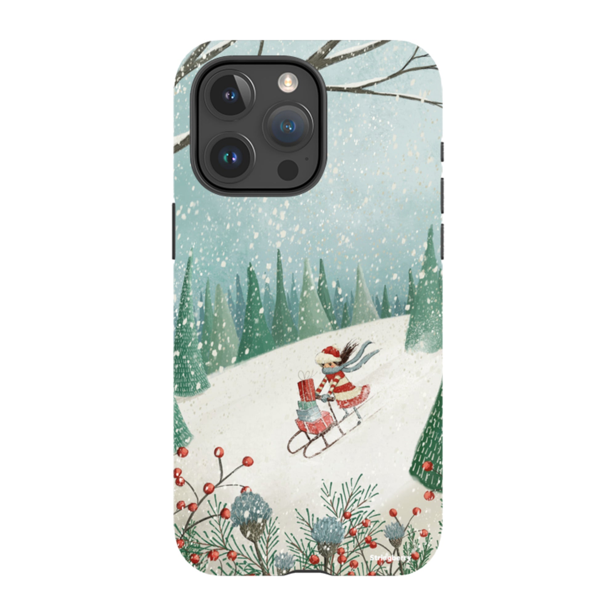 iPhone Tough Case - Sleigh Delivery By Maja Lindberg