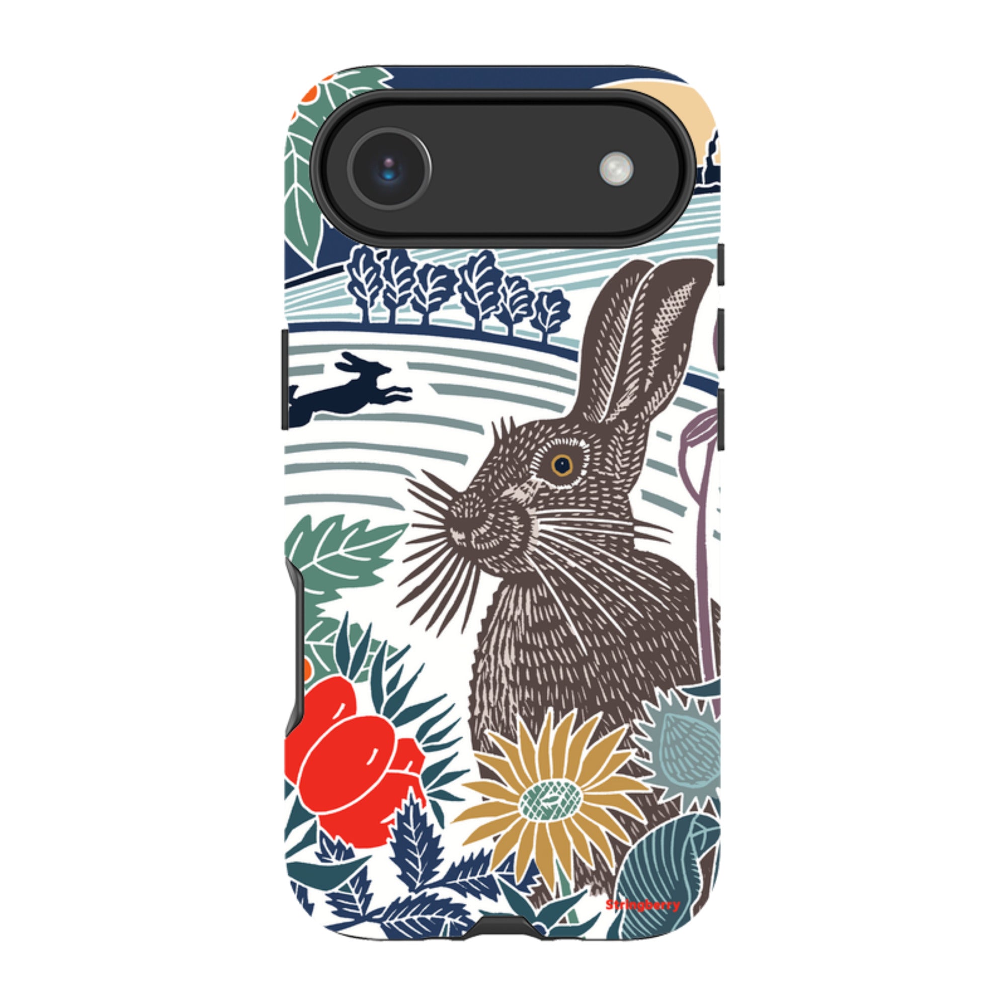 iPhone Tough Case - Winter Hare By Kate Heiss