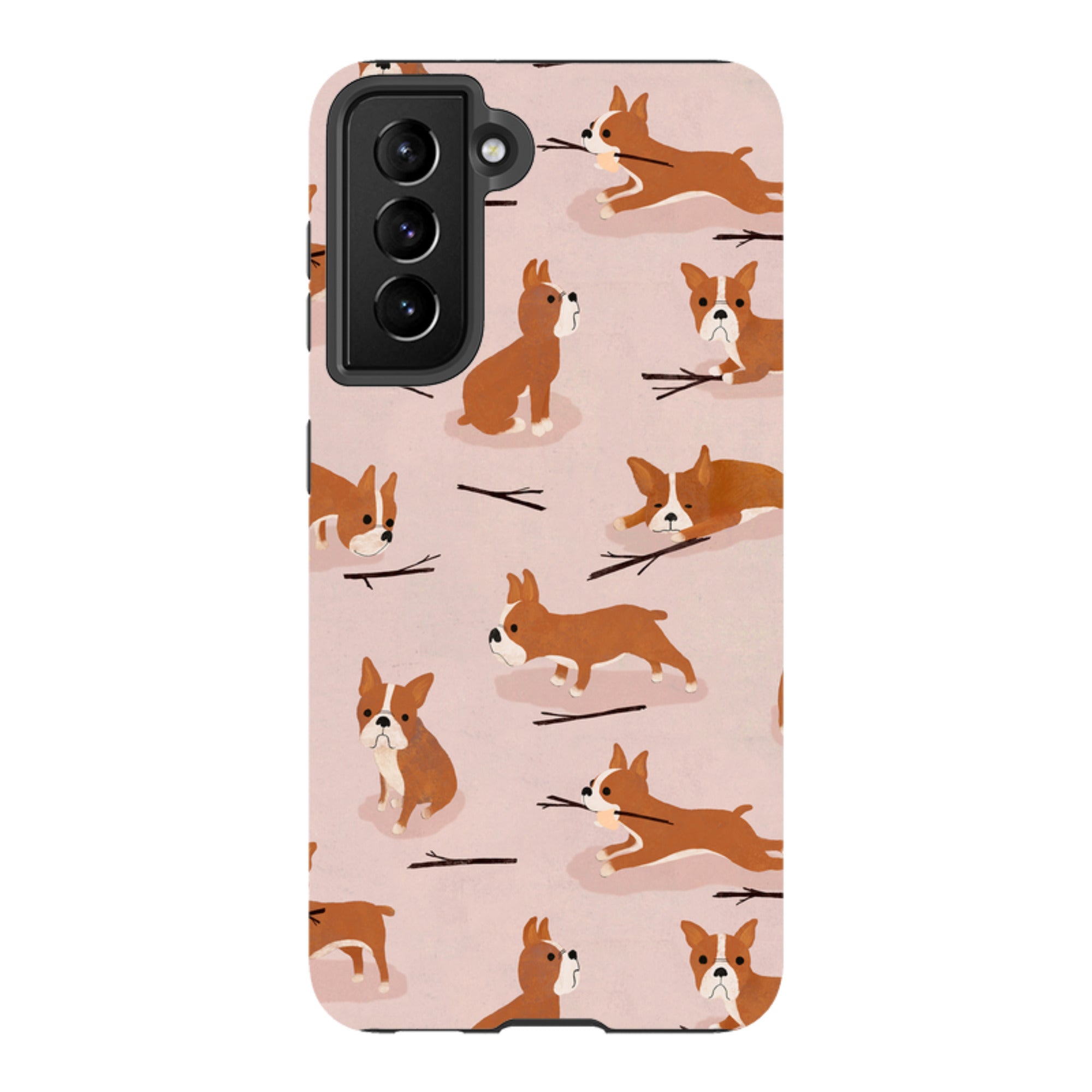 Samsung Tough Case - Boston Terrier By Katherine Quinn