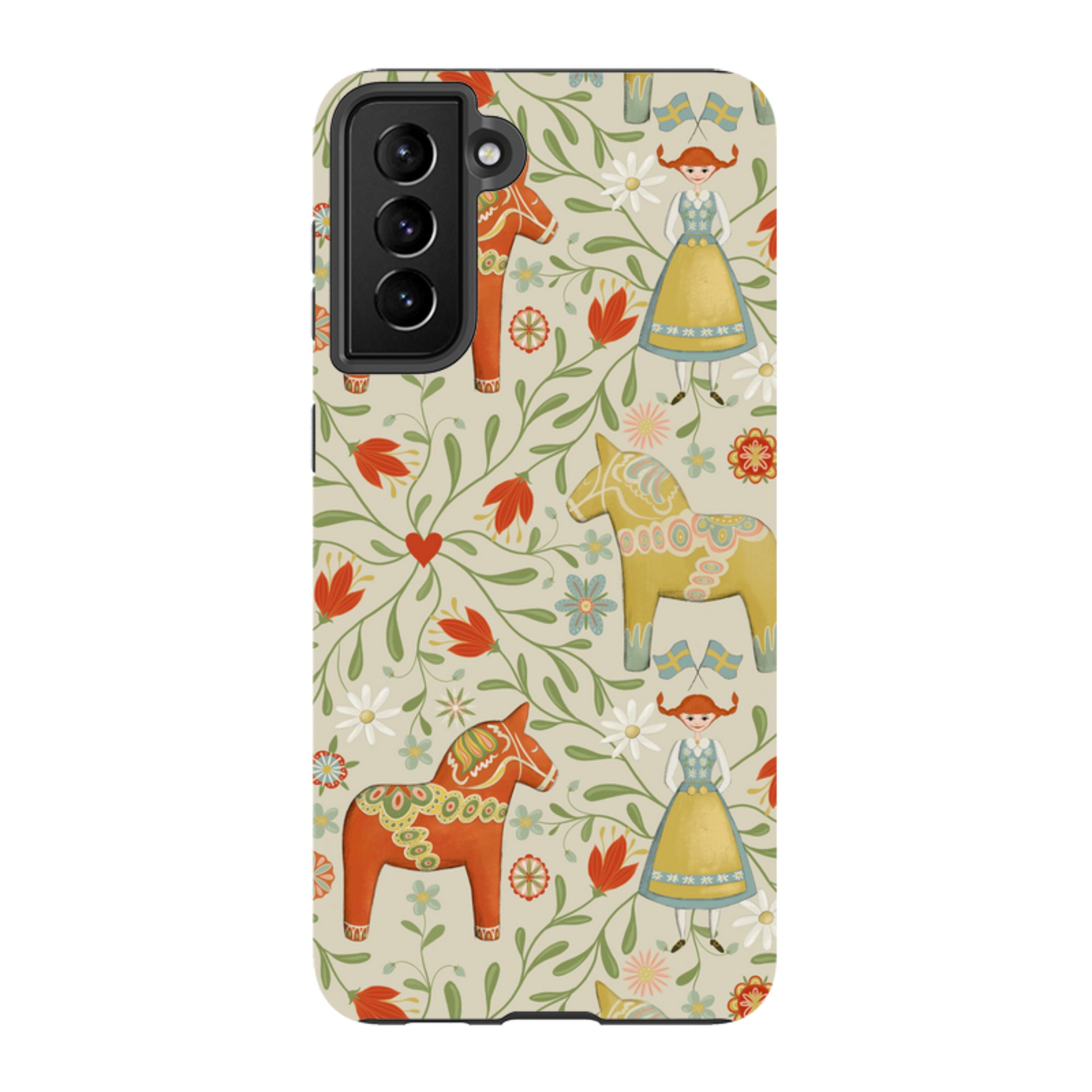 Samsung Tough  Case - Dala Horse By Maja Lindberg
