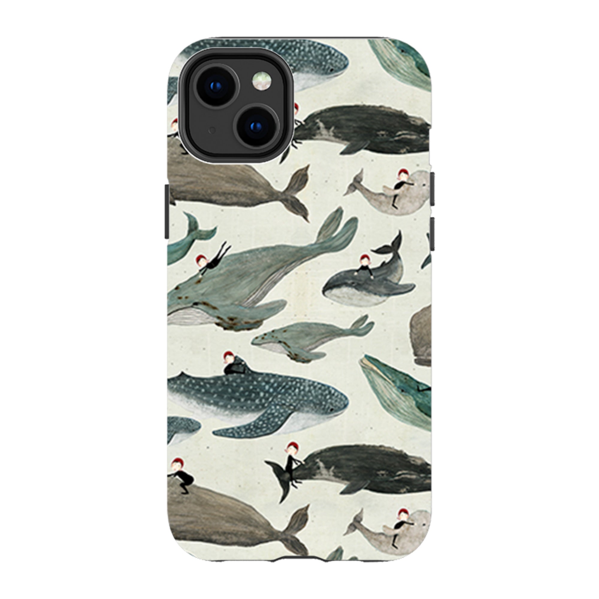 iPhone Tough Case - Whale Rider By Katherine Quinn