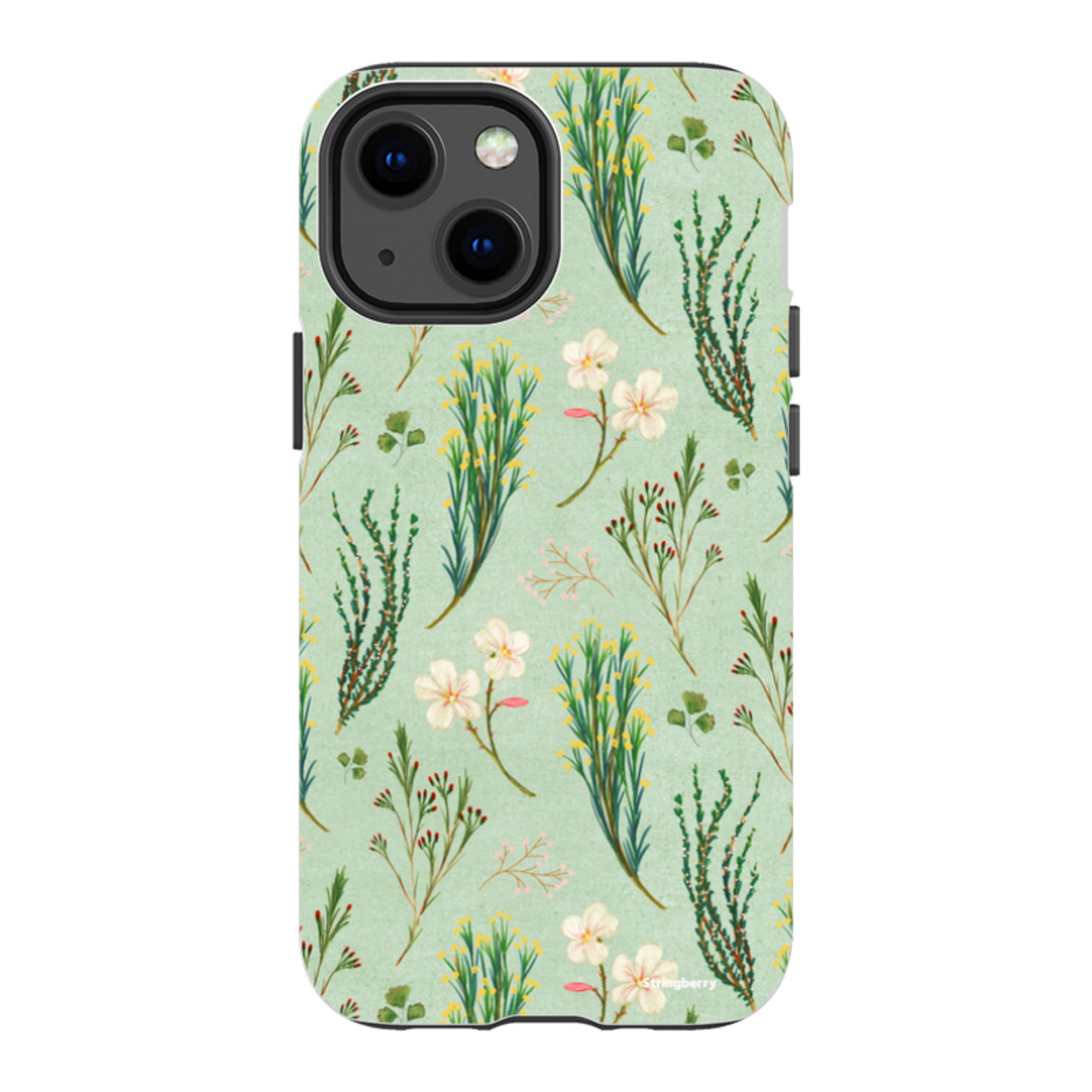 iPhone Tough Case - Wild Flowers By Katherine Quinn