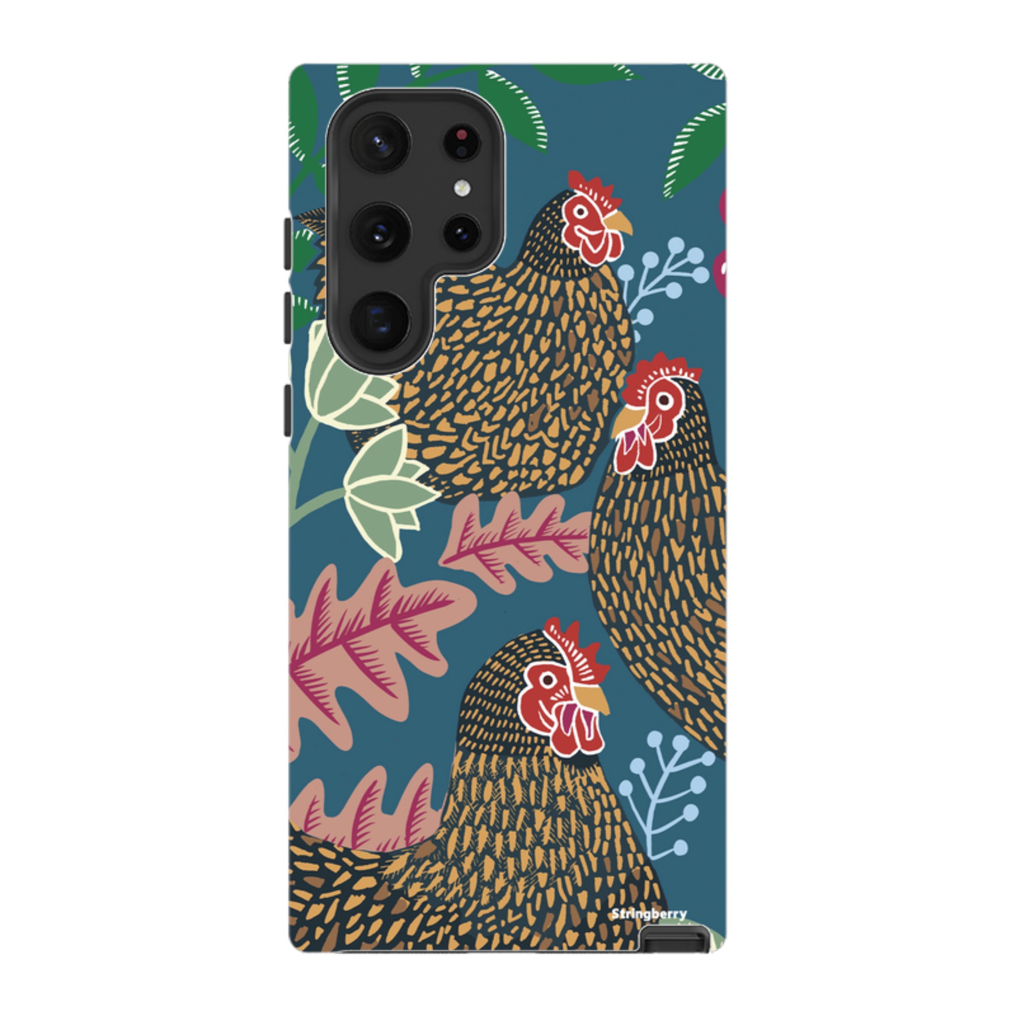 Samsung Tough Case - Three French Hens By Kate Heiss
