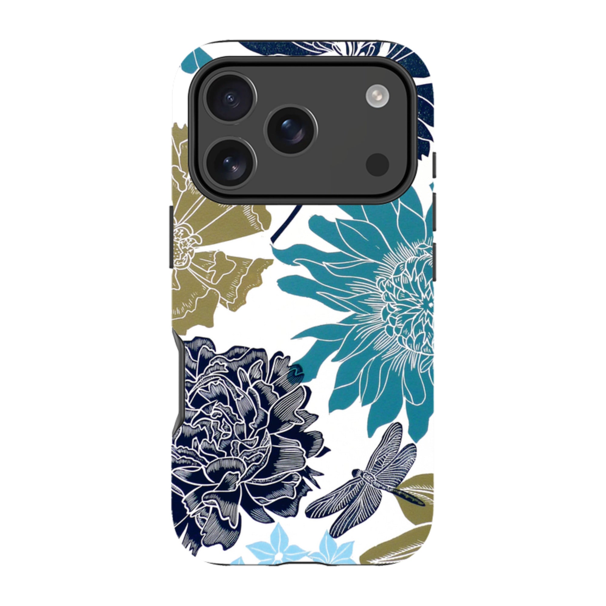 iPhone Tough Case - Cottage Garden Drangonfly By Kate Heiss