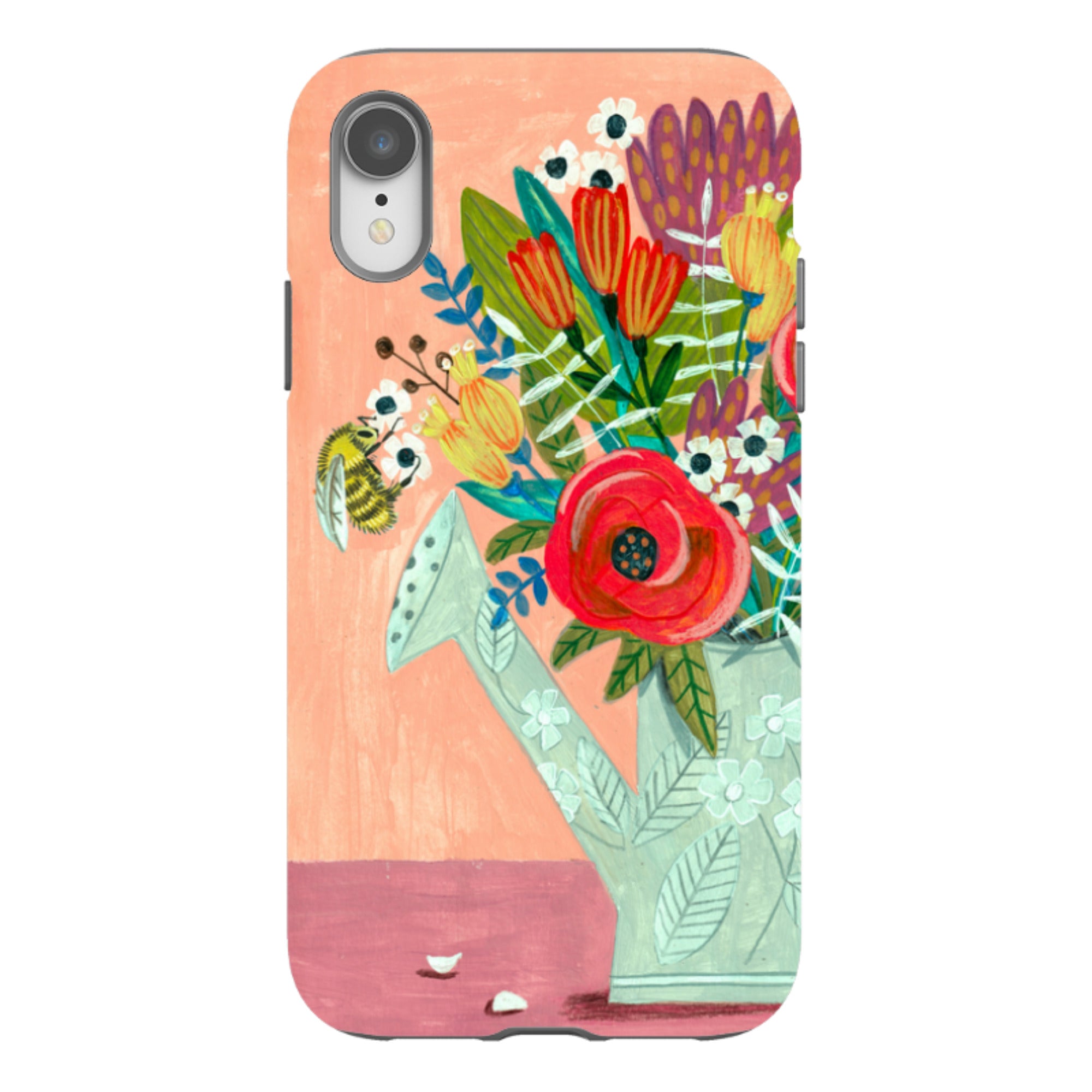 iPhone Tough Case - Watering Can By Caroline Bonne Muller