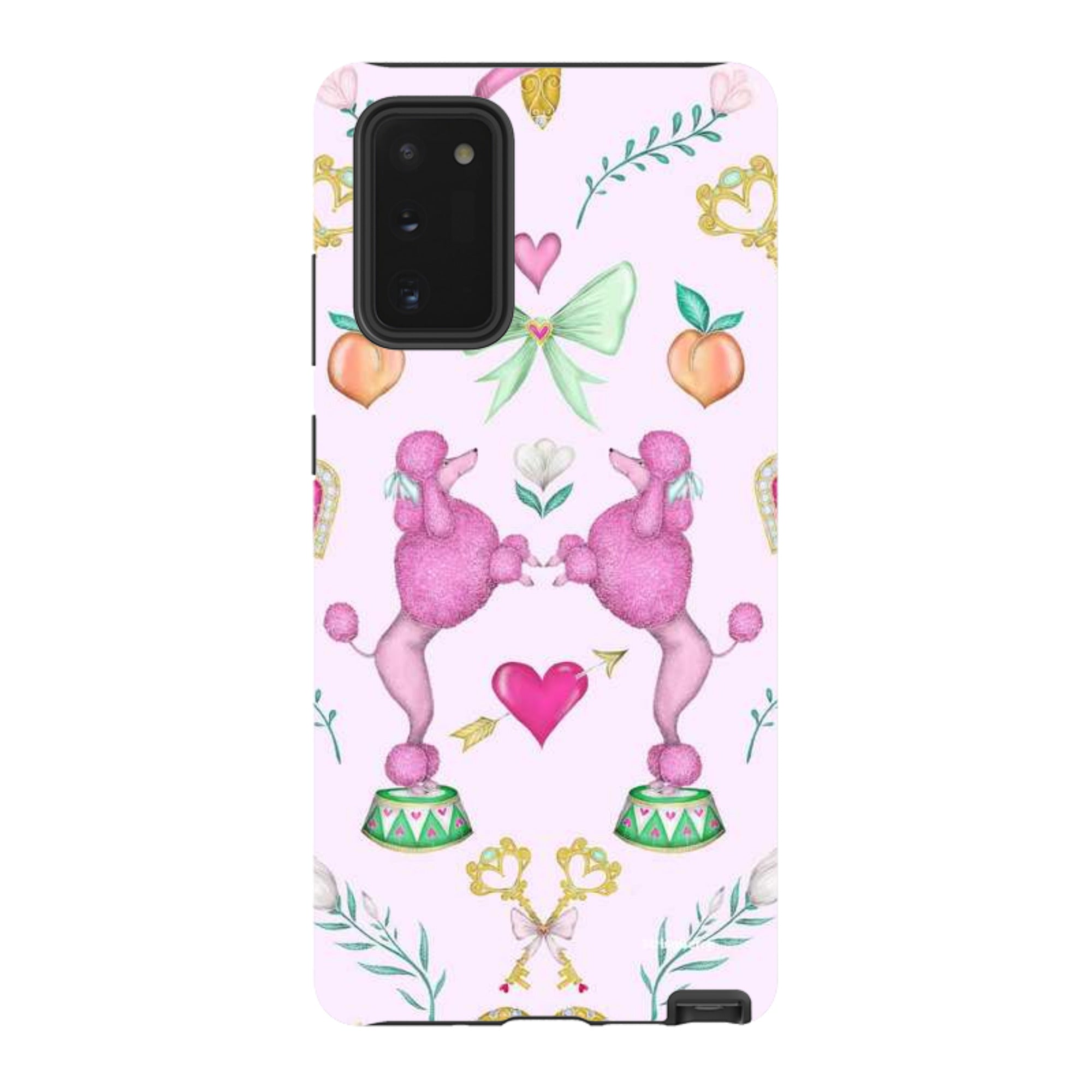 Samsung Tough Case - Pink Poodle Parlour Sugar By Catherine Rowe