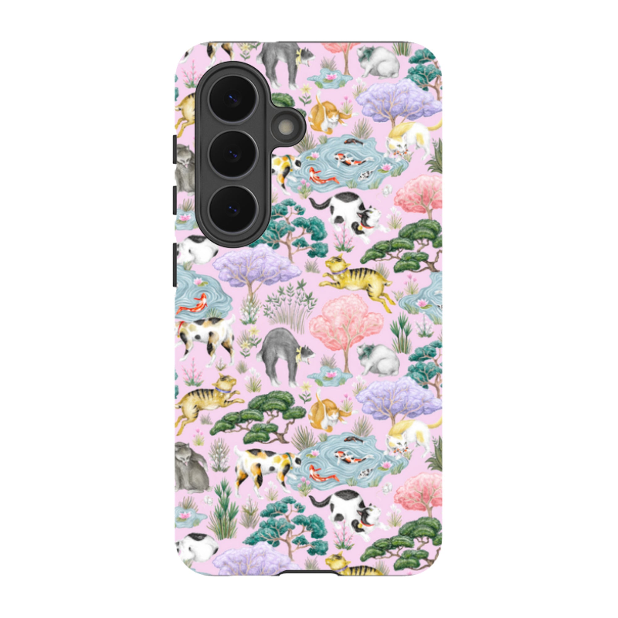 Samsung Tough  Case - Cat Garden By Catherine Rowe