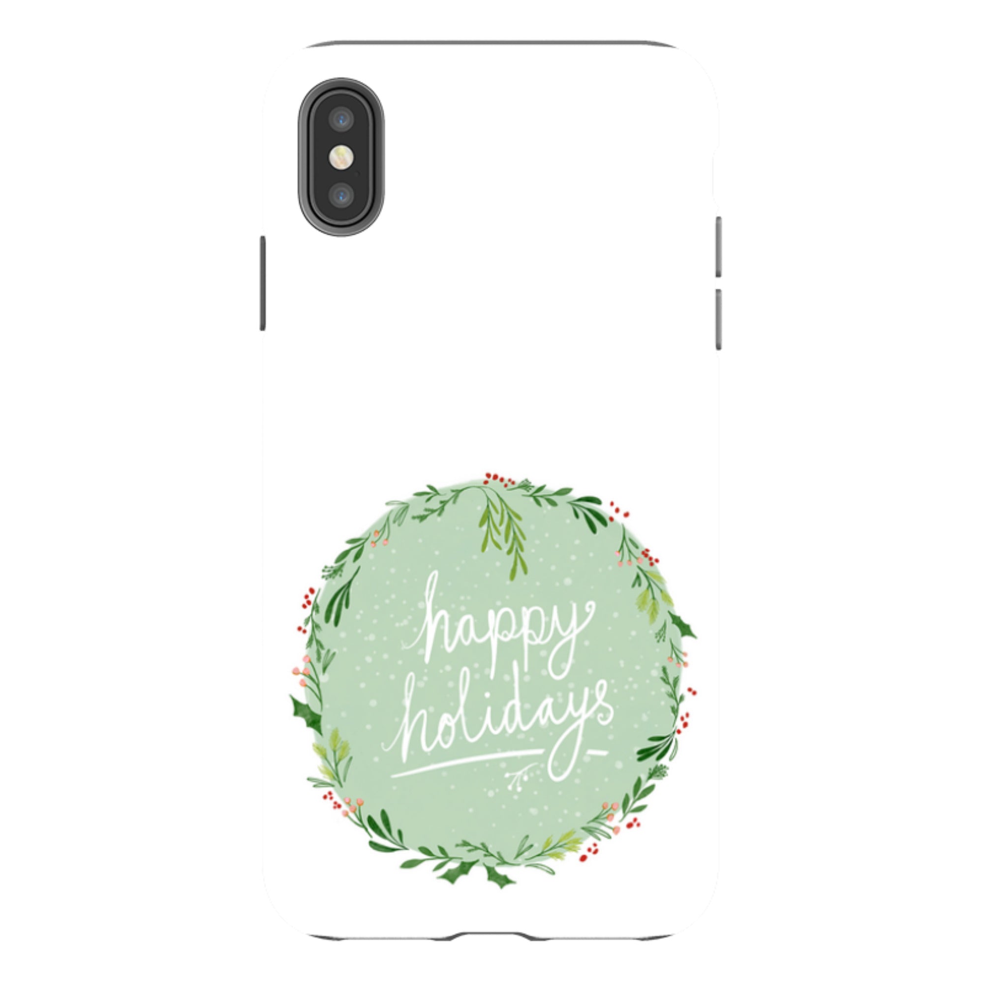 iPhone Tough Case - Happy Holidays By Katherine Quinn