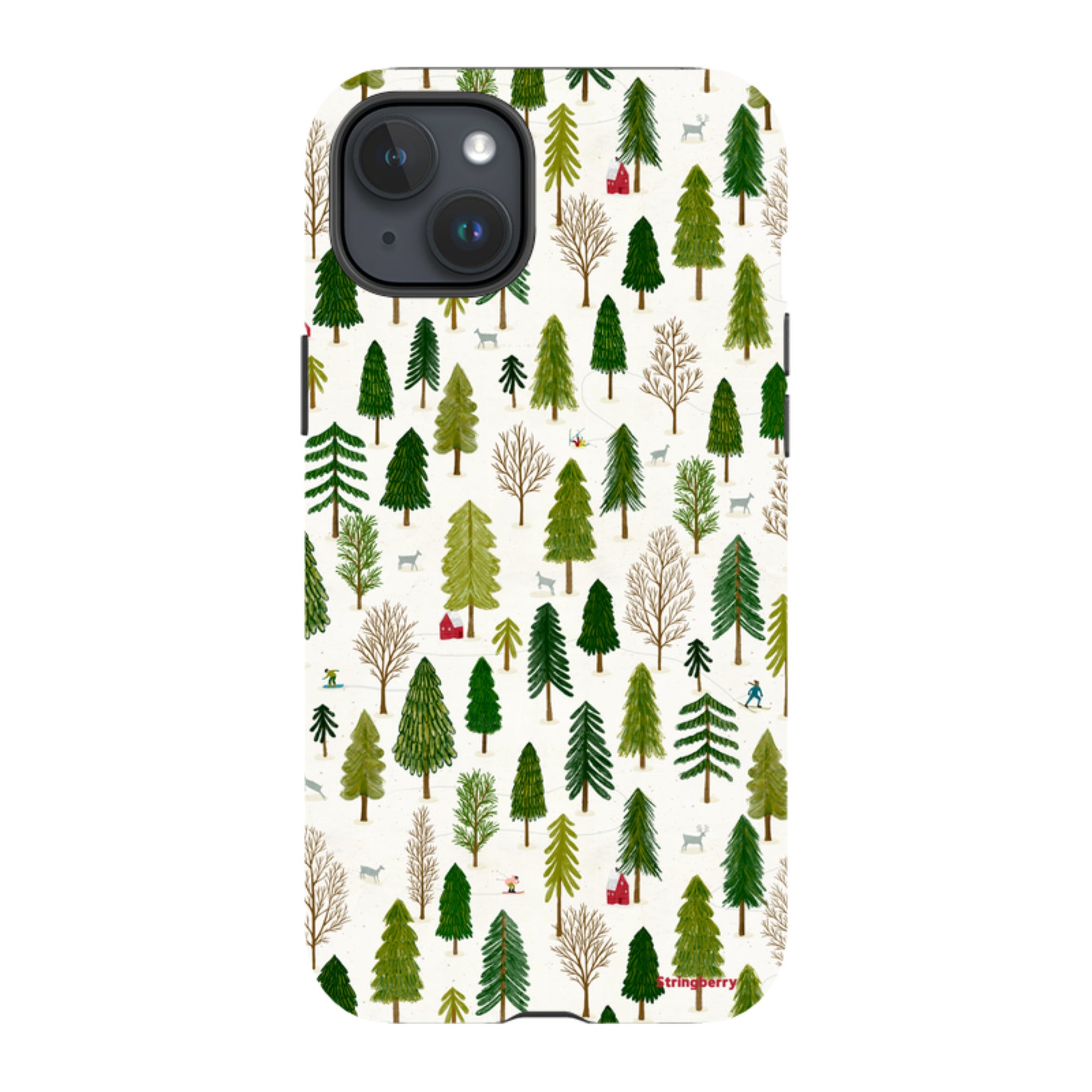 iPhone Tough Case - Winter Landscape IV By Katherine Quinn