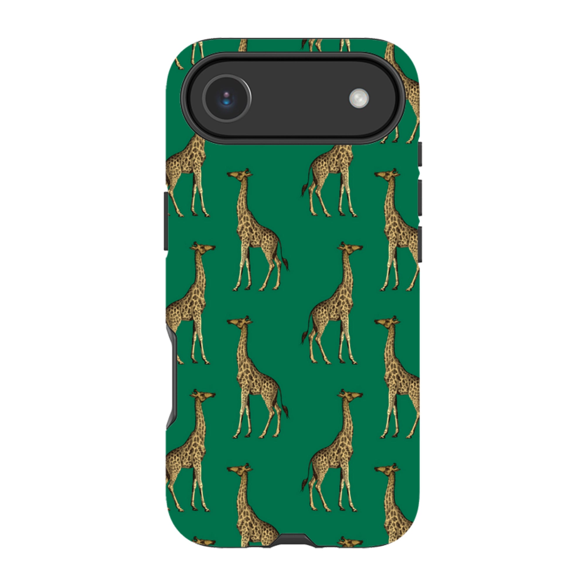 iPhone MagSafe Tough Case - Giraffe On Green