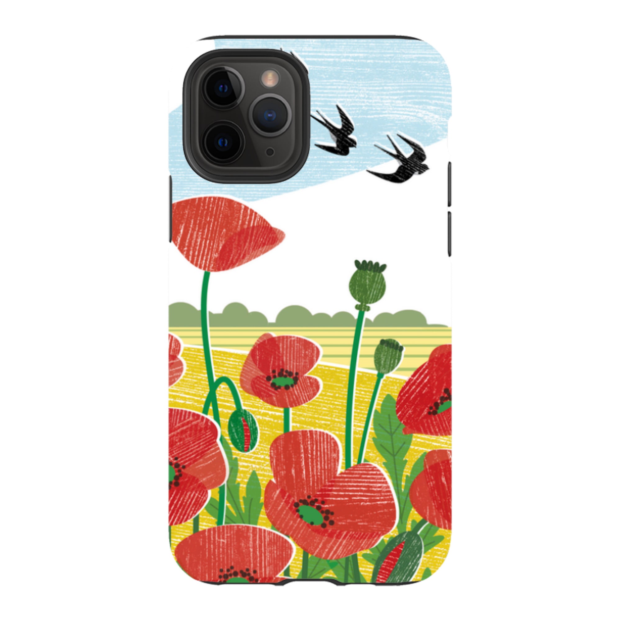 iPhone Tough Case - Poppy Fields By Liane Payne