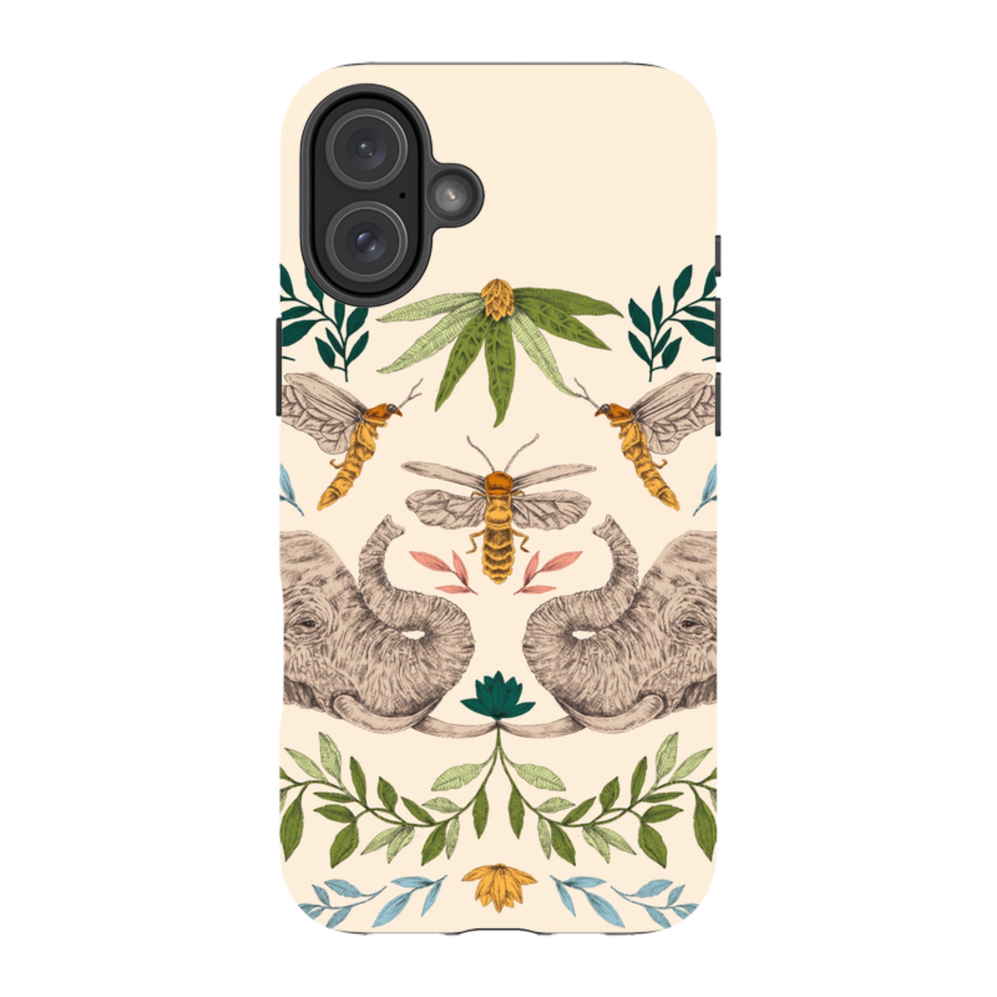 iPhone MagSafe Tough Case -  Elephant Firefly By Jade Mosinski
