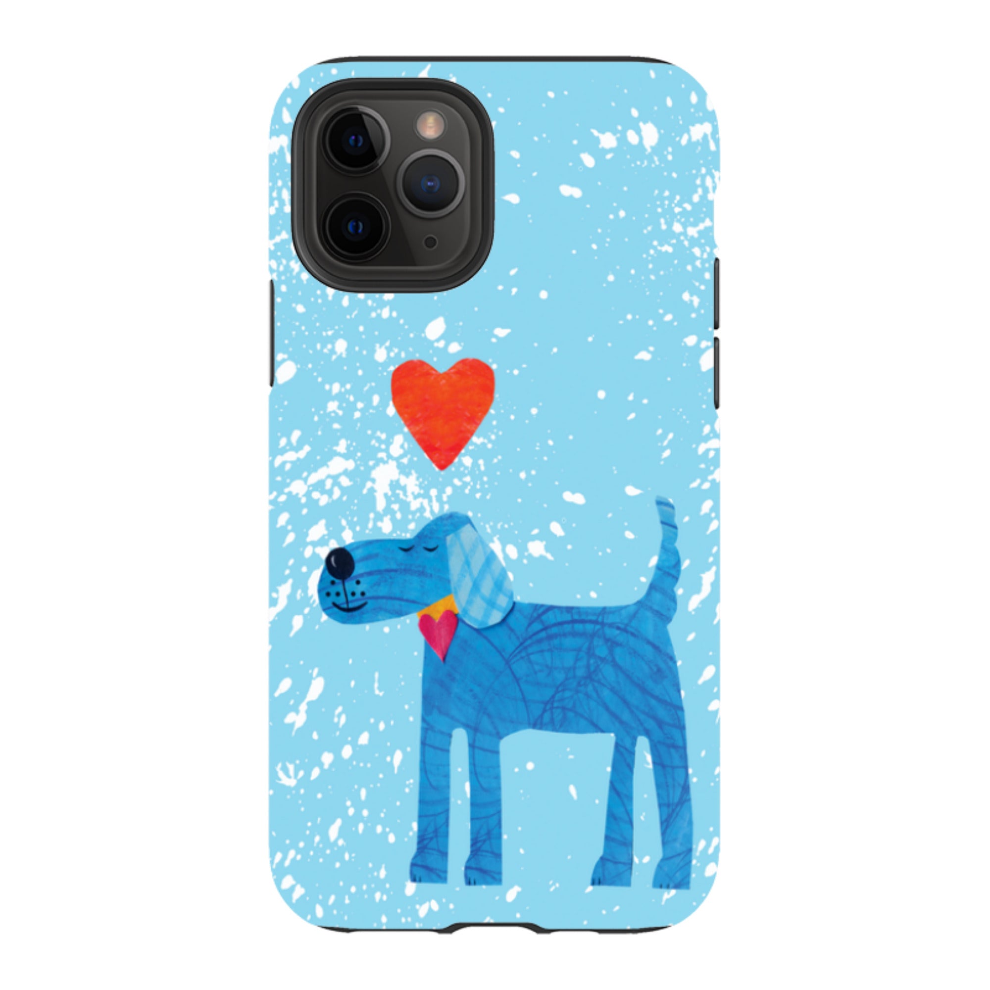 iPhone Tough Case - Blue Dog By Tracey English