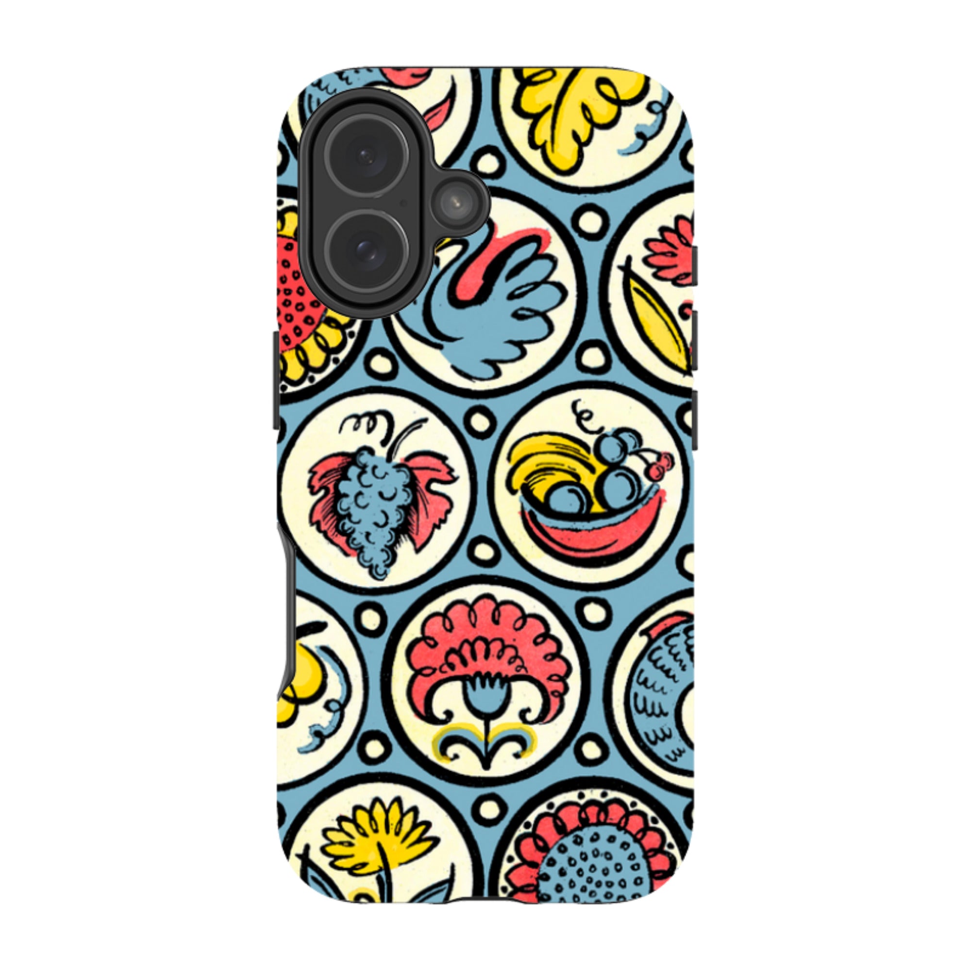 iPhone MagSafe Tough Case - Birds, Fish & Fruit By Cressida Bell