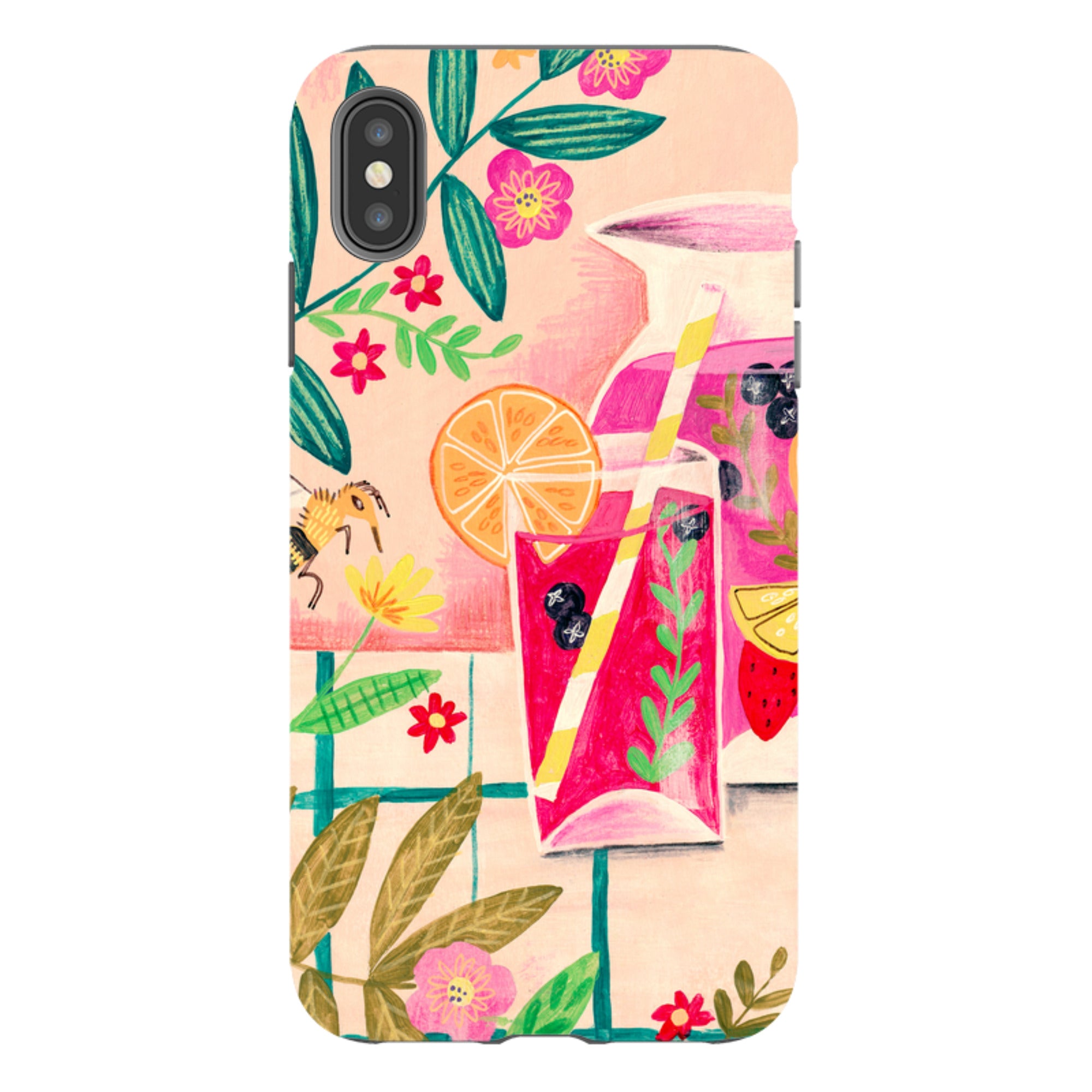 iPhone Tough Case - Drink By Caroline Bonne Muller