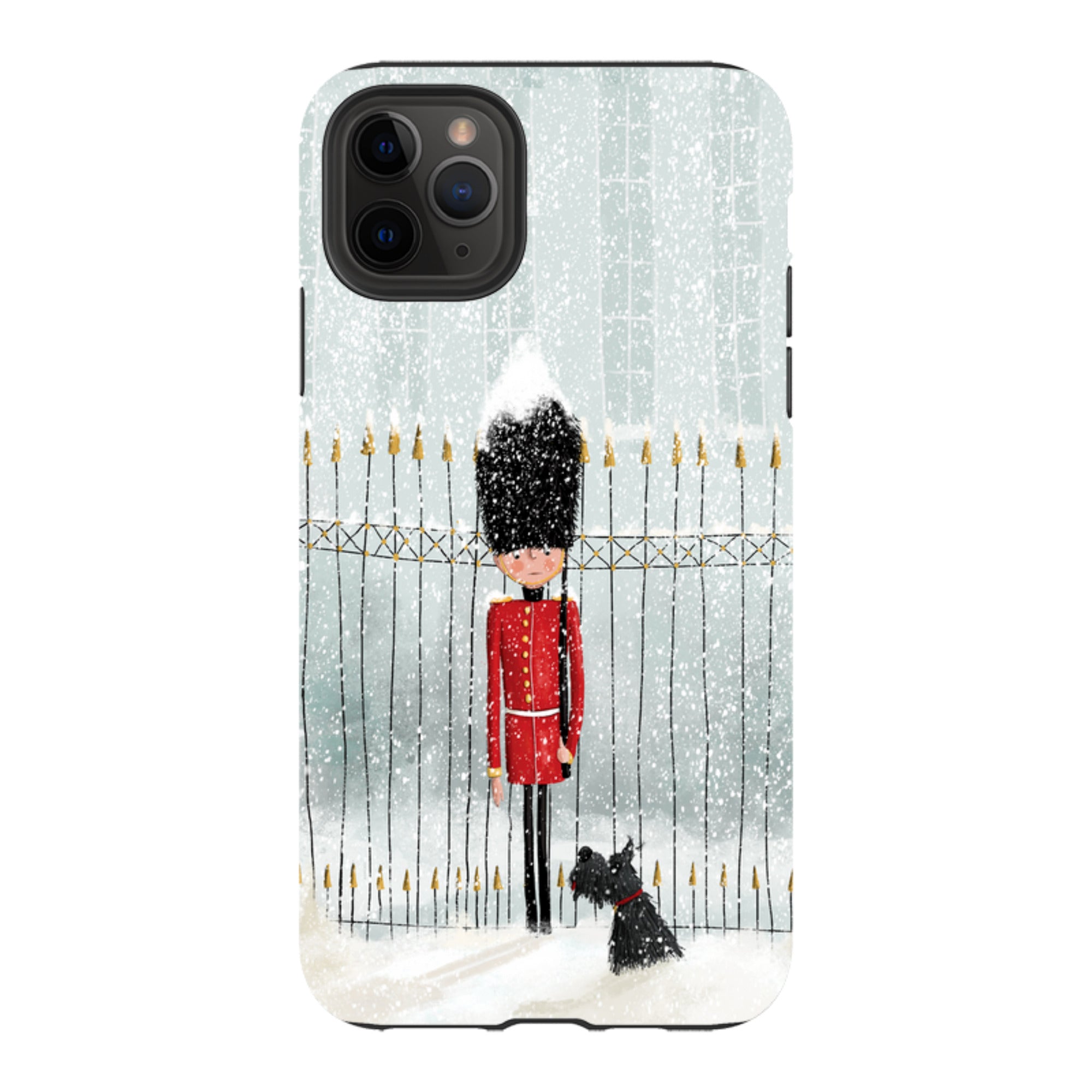 iPhone Tough Case - London In Snow By Maja Lindberg