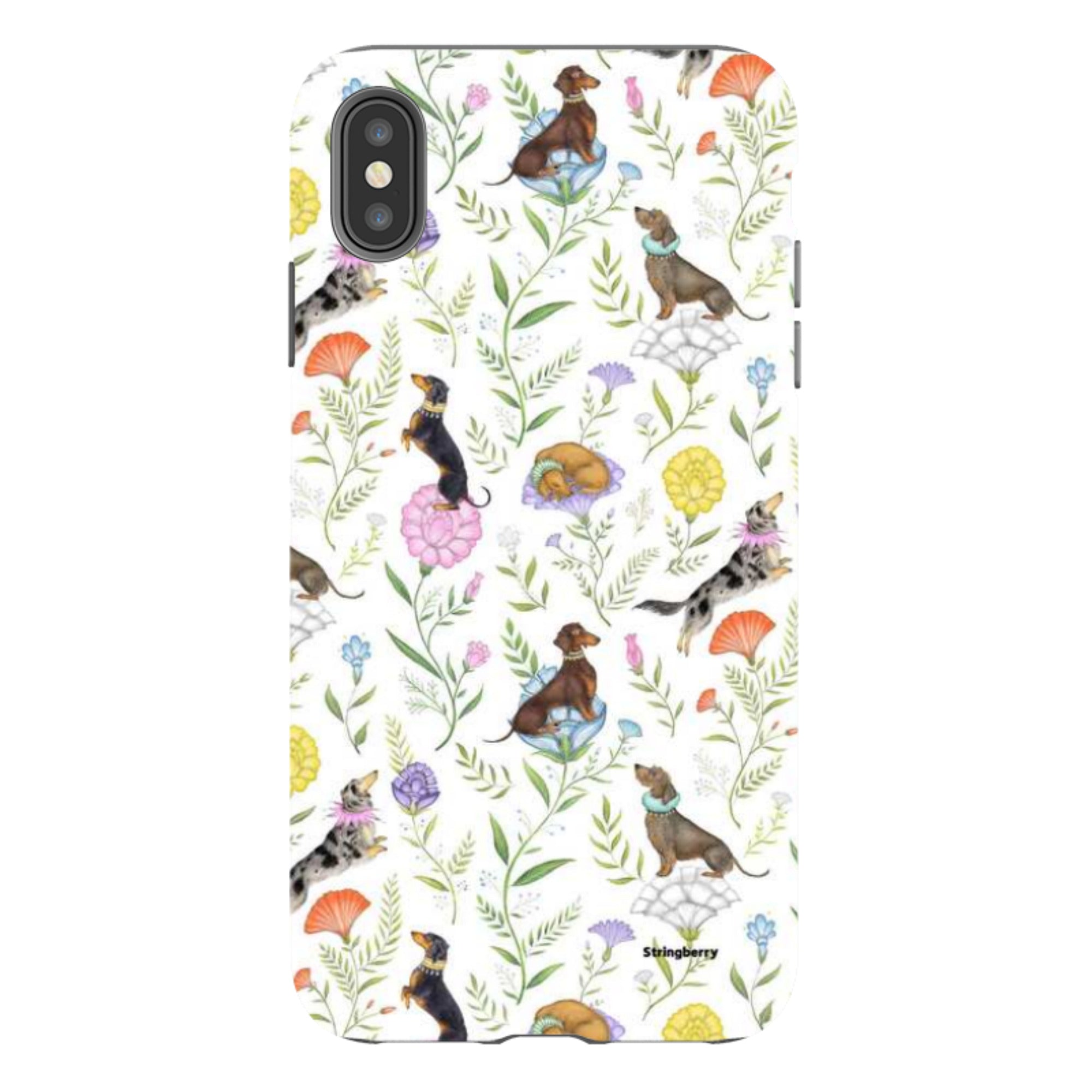 iPhone Tough Case - Doxy Day Afternoon White By Catherine Rowe