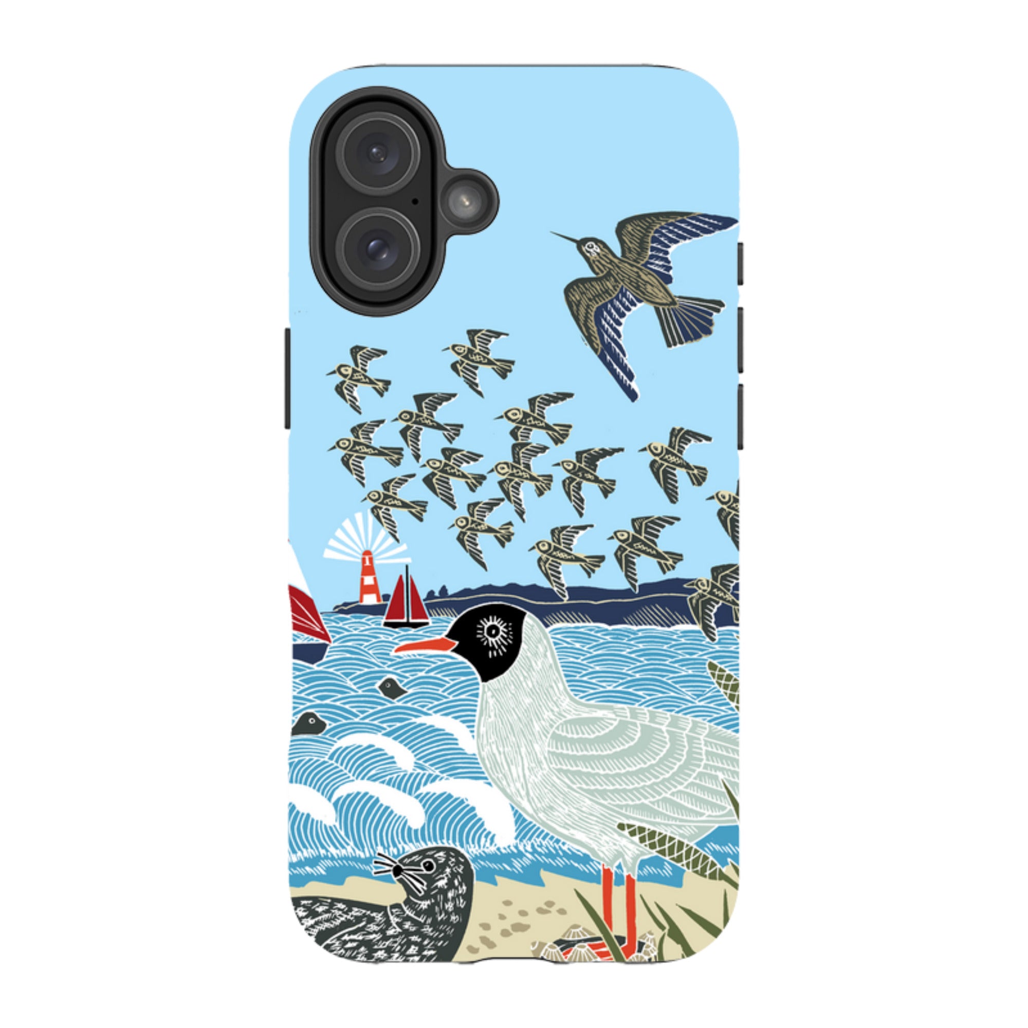 iPhone Case - Seagulls and Seals By Kate Heiss