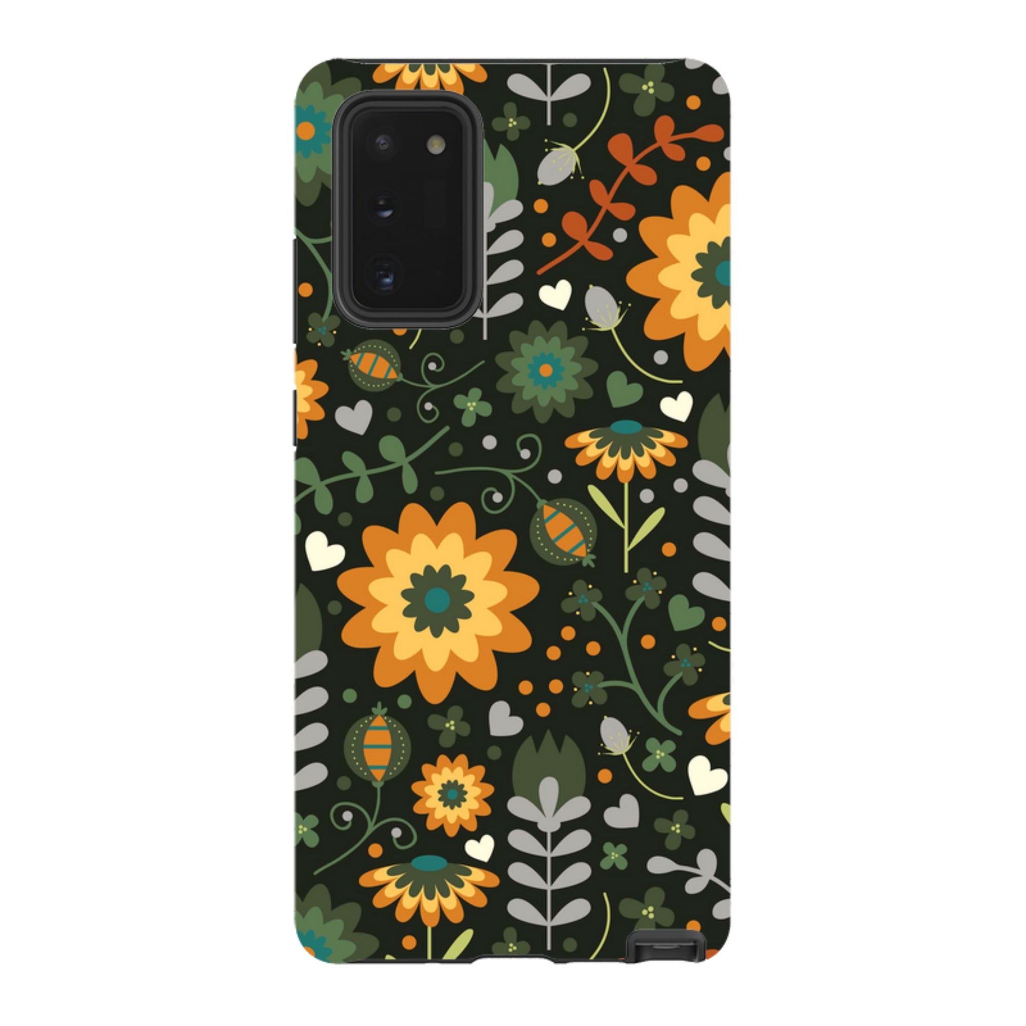 Samsung Tough Case - Dark Floral By Suzy Taylor
